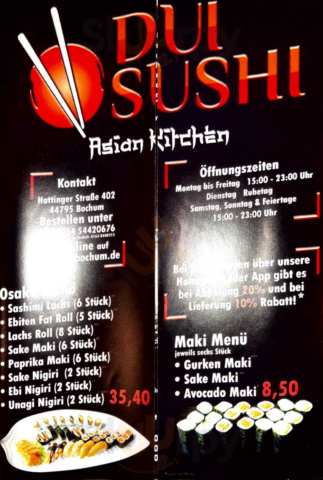 Dui Sushi Bochum Menu - 1