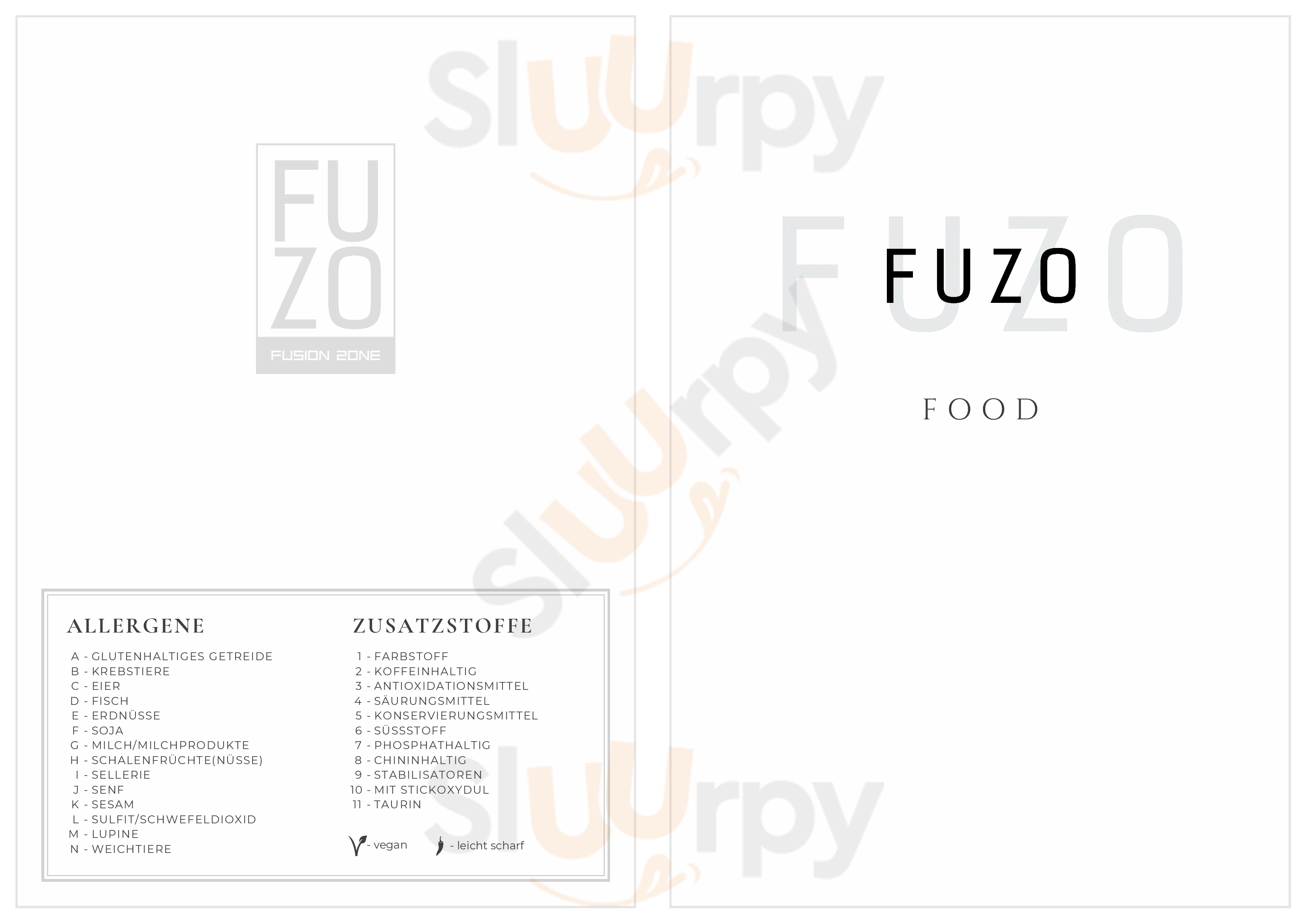 Restaurant Fuzo Leipzig Menu - 1