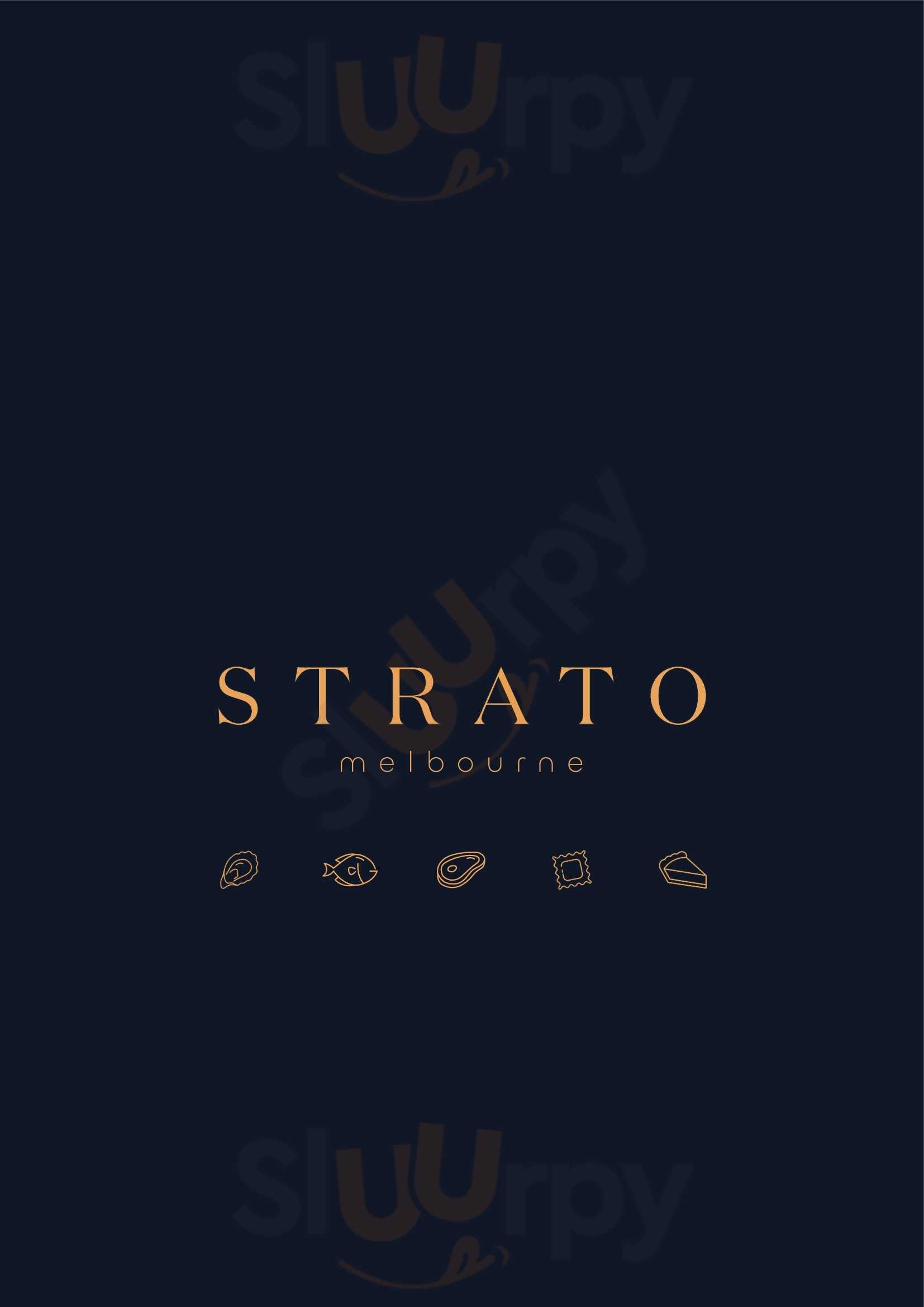 Strato Melbourne - Bar And Restaurant Melbourne Menu - 1
