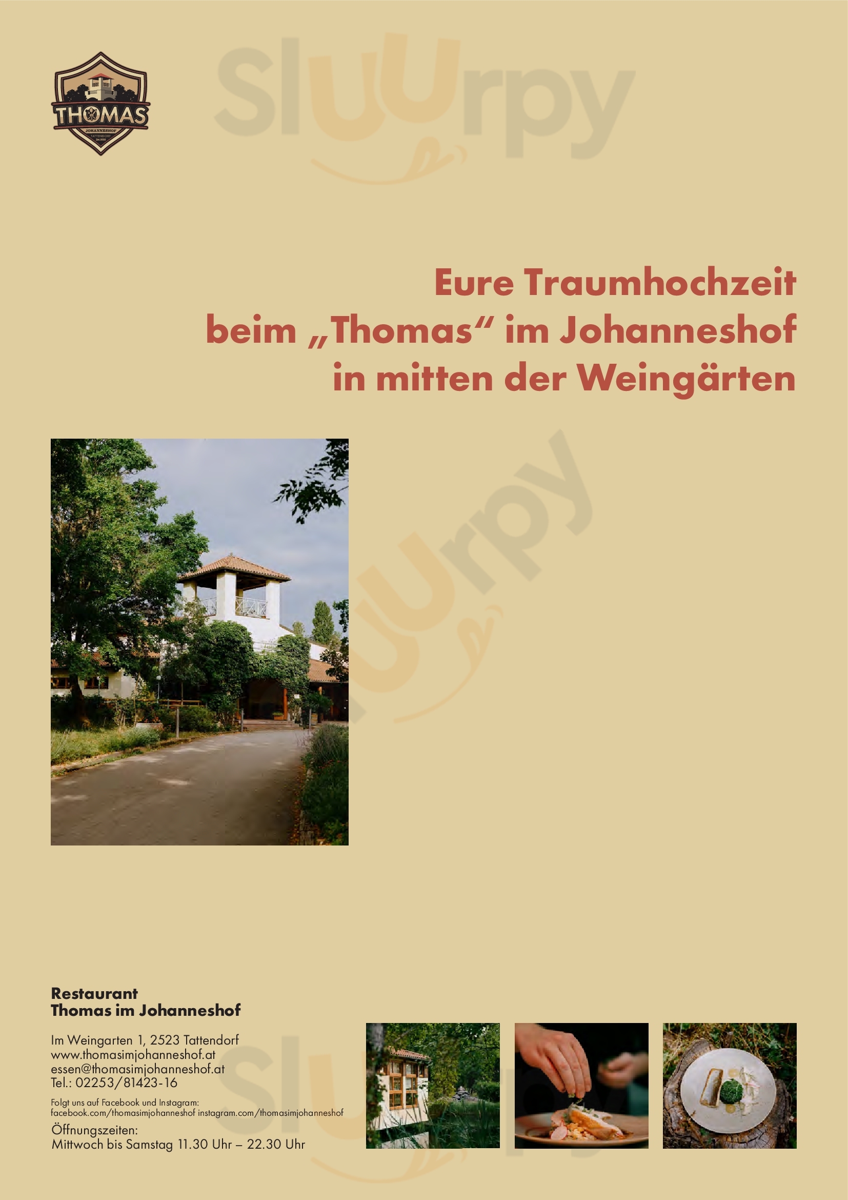Thomas Im Johanneshof Tattendorf Menu - 1