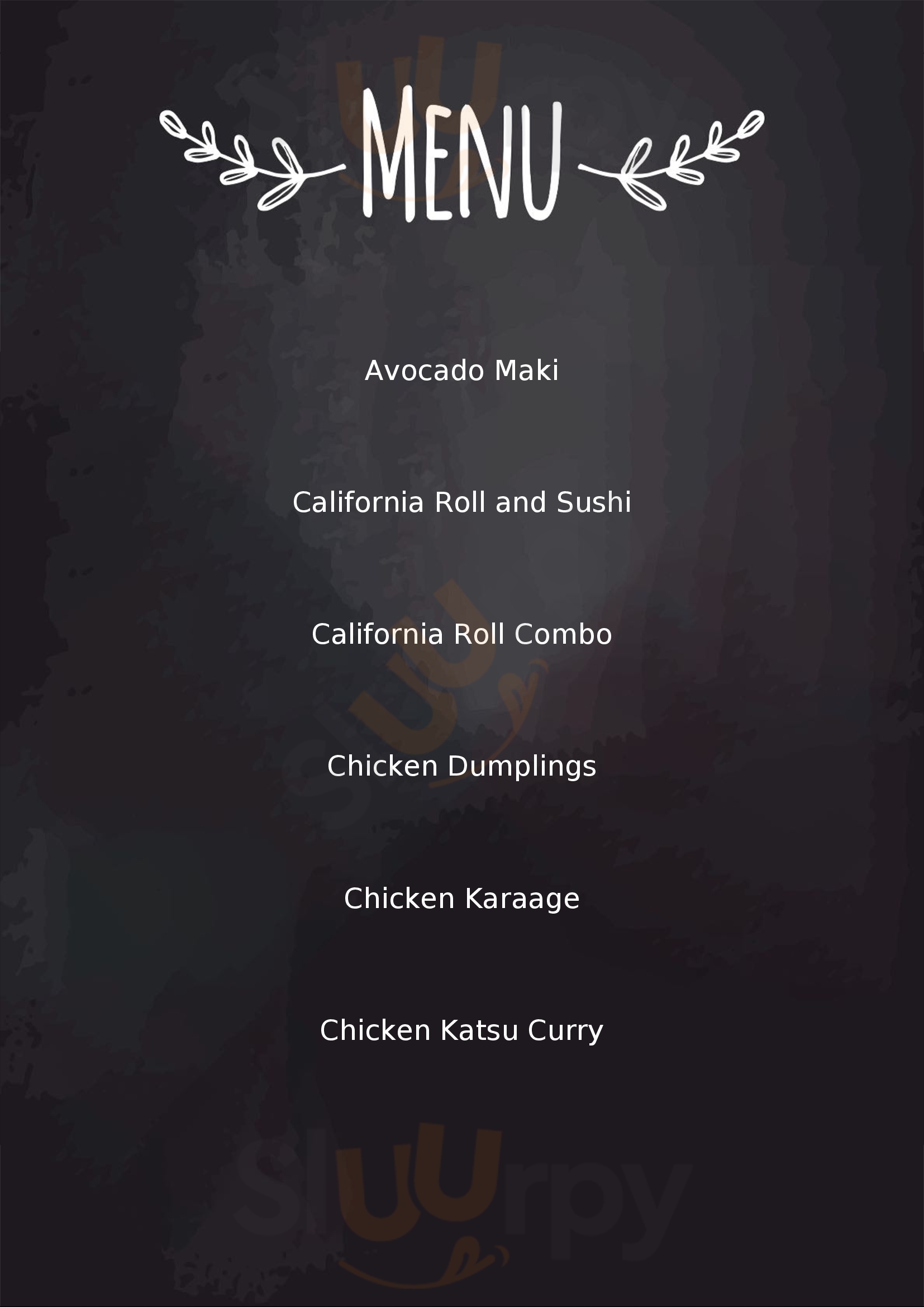 Crosstownjapan Bengaluru Menu - 1