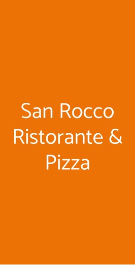 Ristorante & Pizza San Rocco, Peio