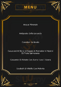 Locanda La Baita menu
