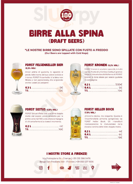 180 Grammi Burgers & Beers, Firenze