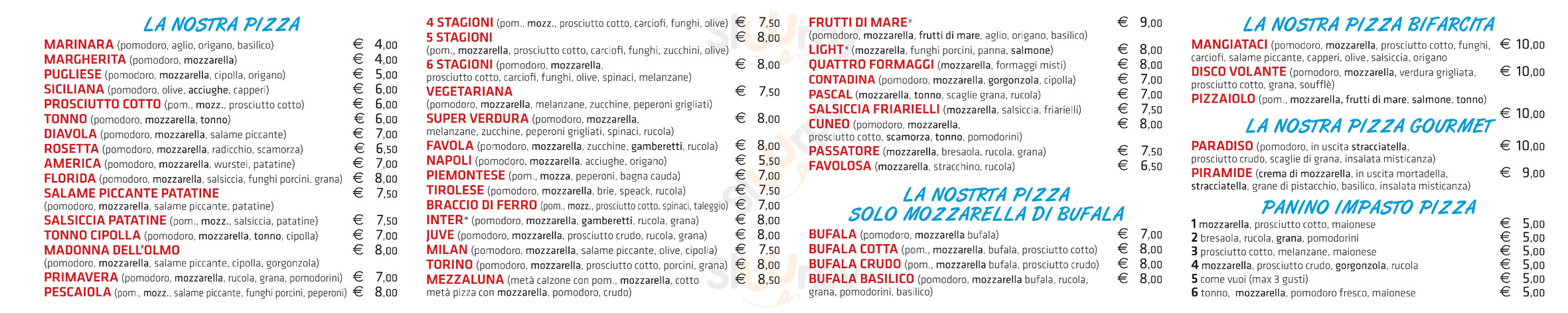 Pizzeria Bar 4 Stagioni, Cuneo