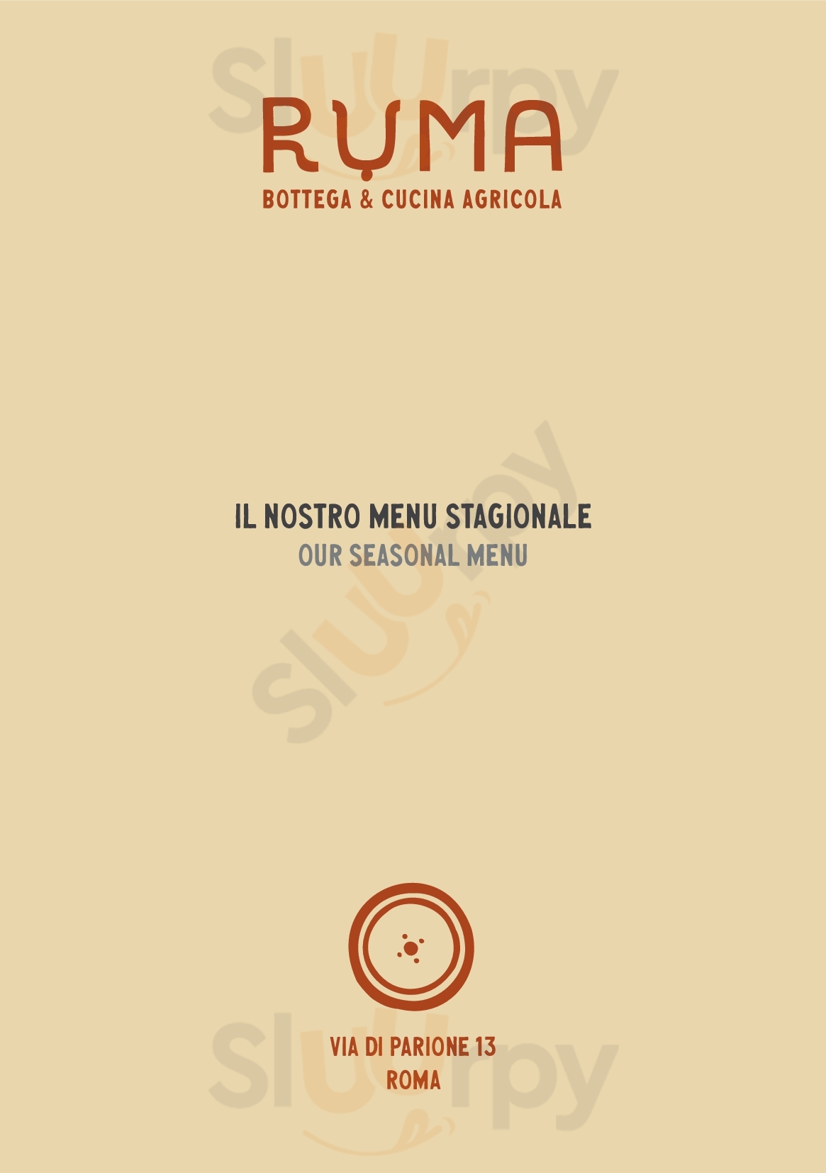 Ruma Bottega & Cucina Agricola Roma Menu - 1