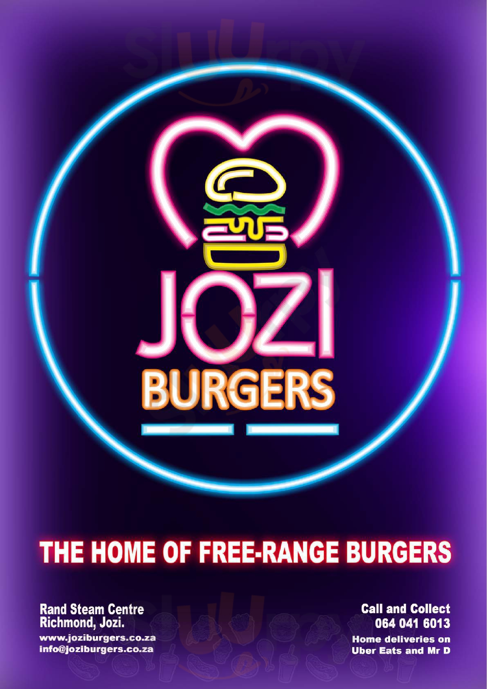 Jozi Burgers Johannesburg Menu - 1