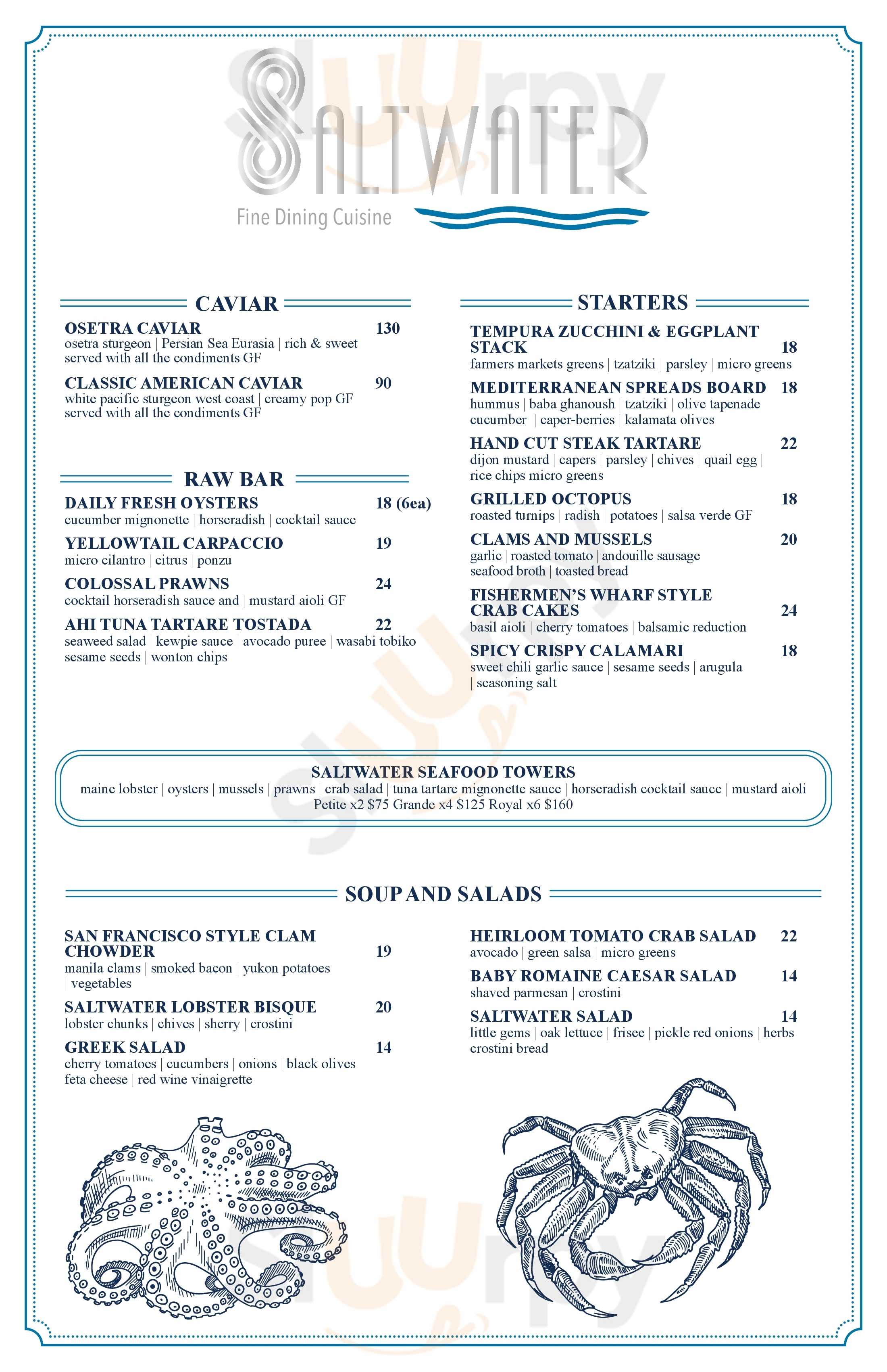 Main Menu - Saltwater