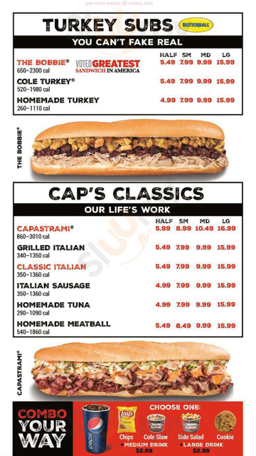 Capriotti's Sandwich Shop, Baltimore - Menu originale,recensioni e prezzi