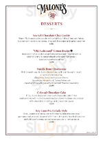 Harry's Louisville menu