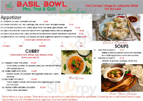 Basil Bowl, Lafayette