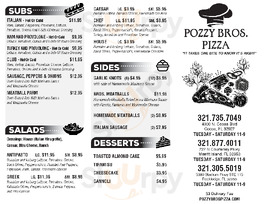 Pozzy Bros. Pizza, Rockledge