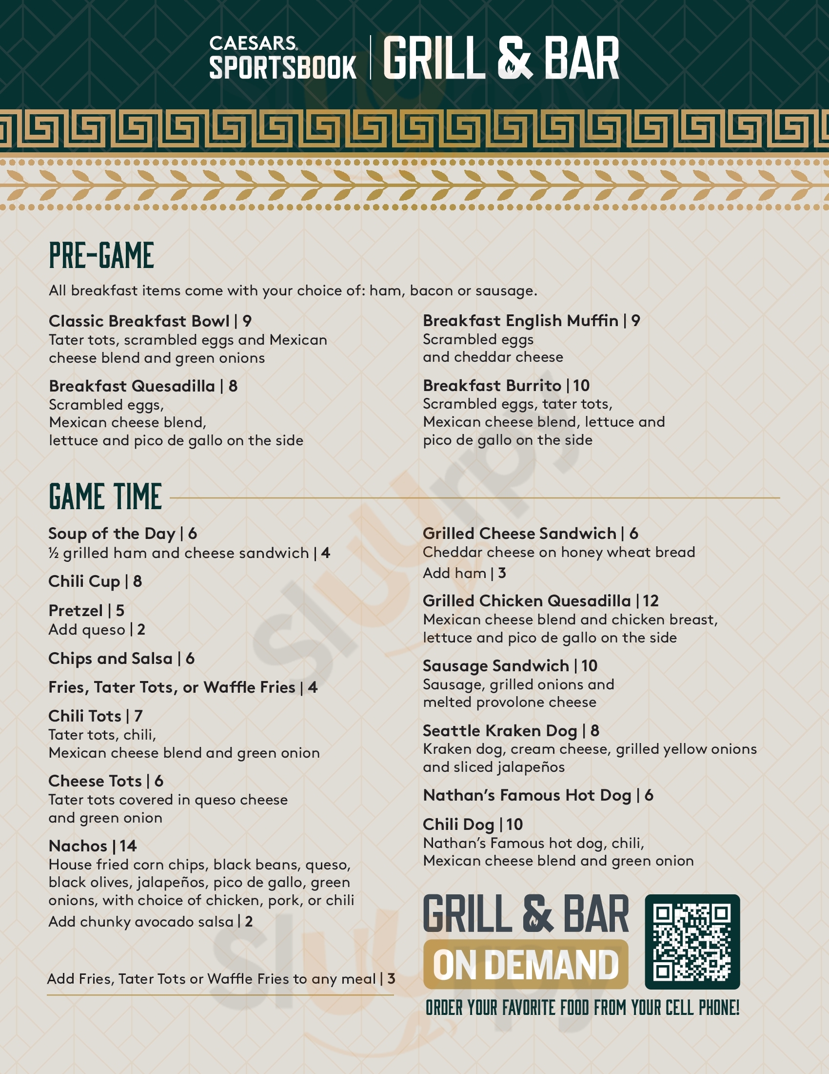 Grill & Bar Airway Heights Menu - 1