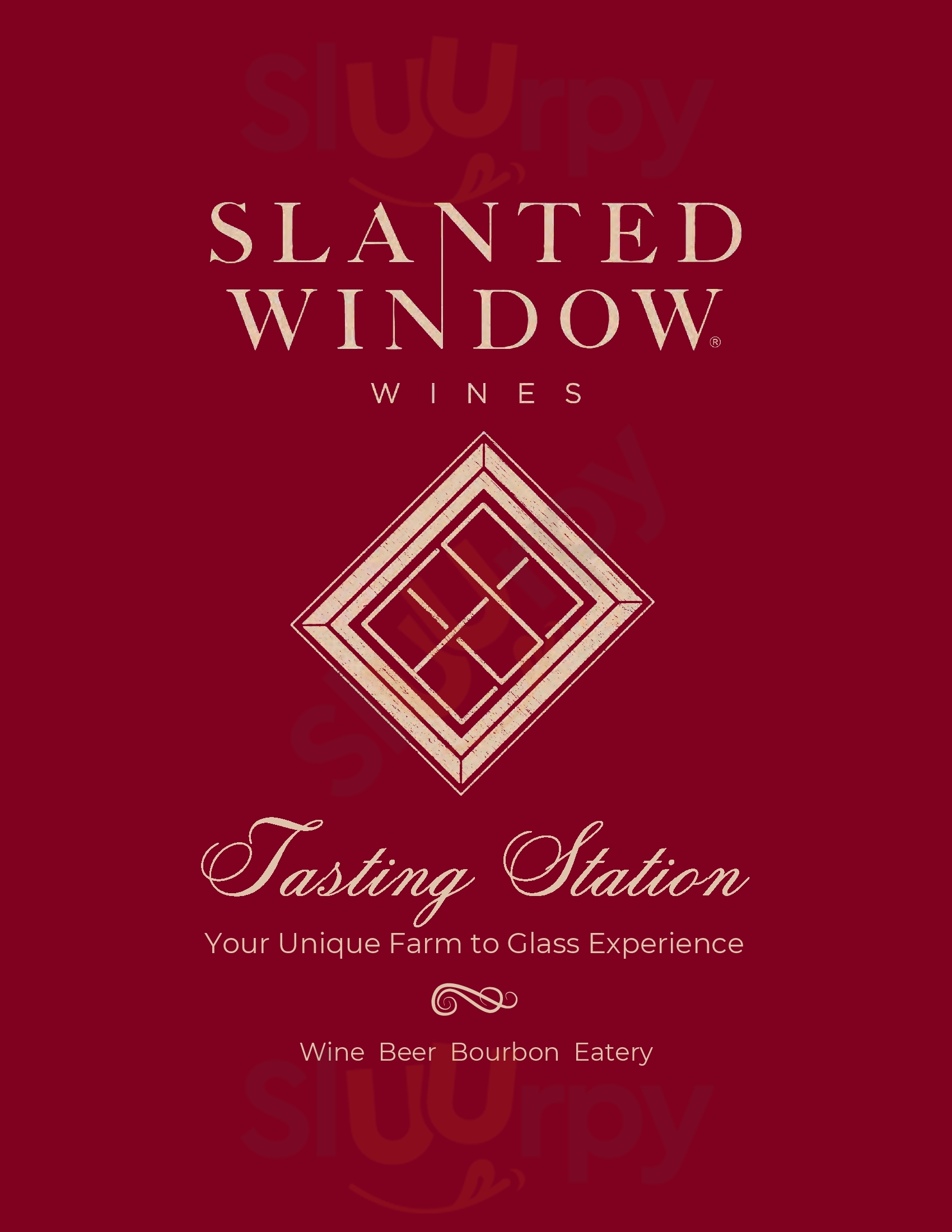 Slanted Window Tasting Station Franklin Menu - 1