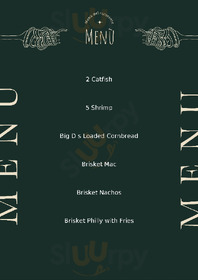 Tj's Catfish & Wings menu