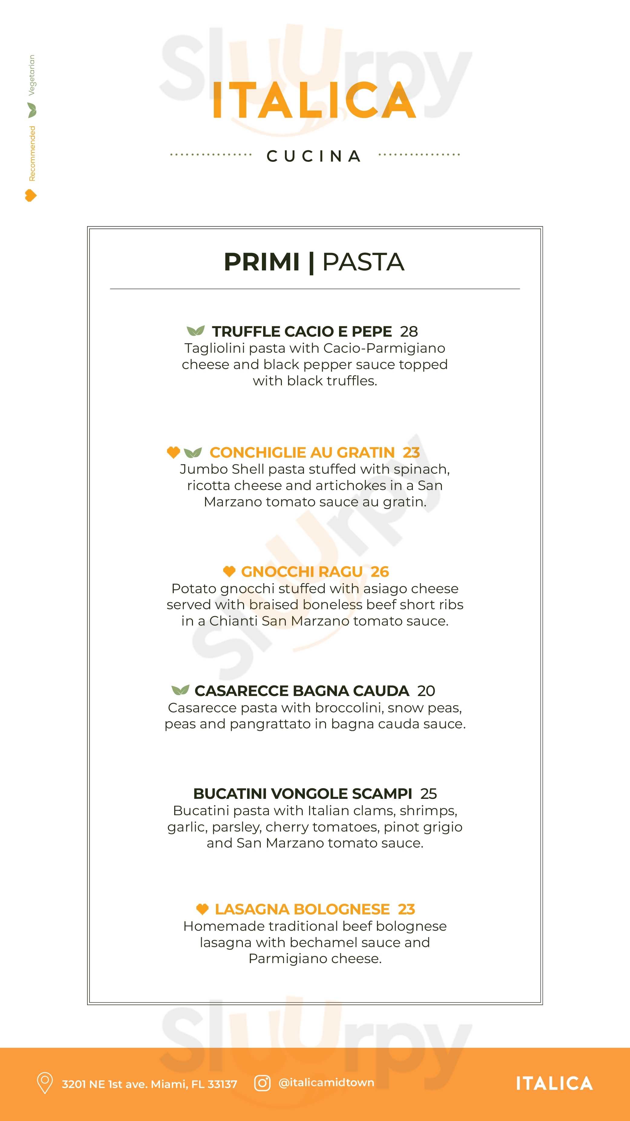 Main Menu - Italica Midtown