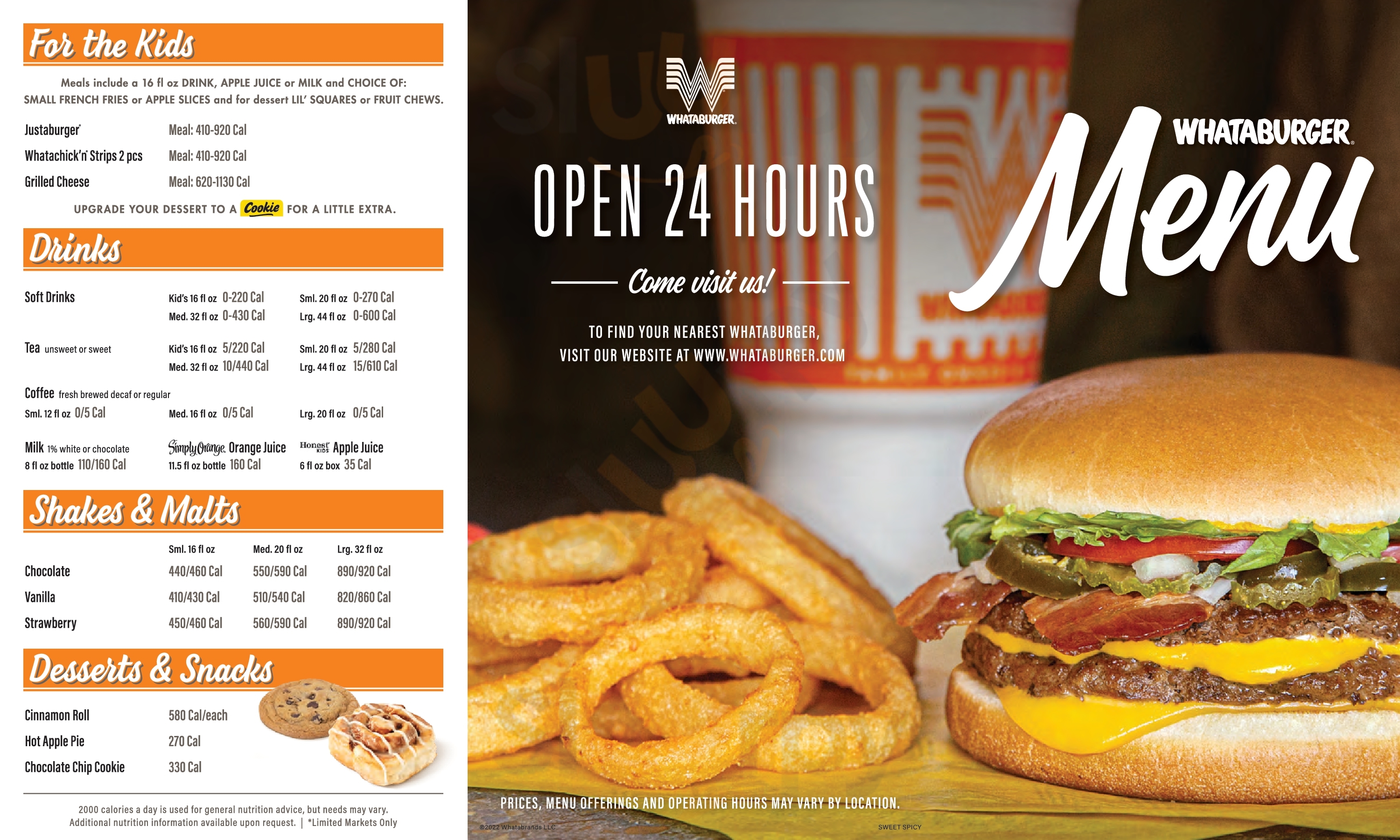 Whataburger Athens Menu - 1