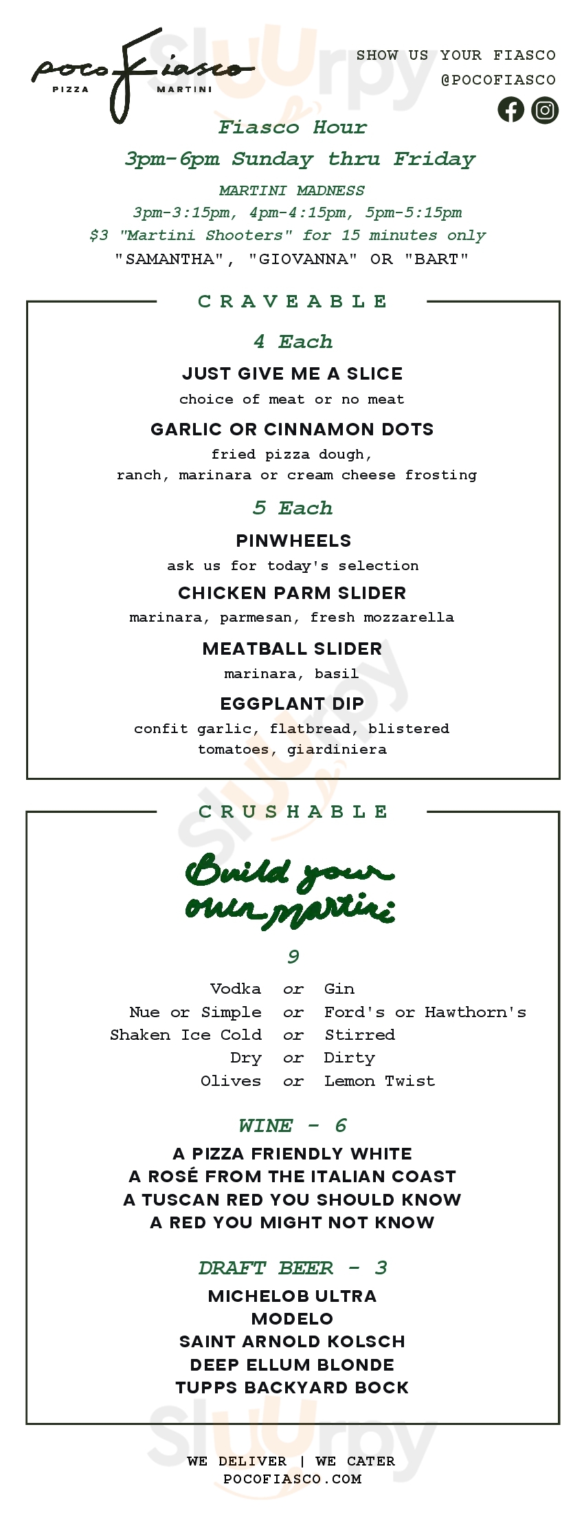 Main Menu - Poco Fiasco