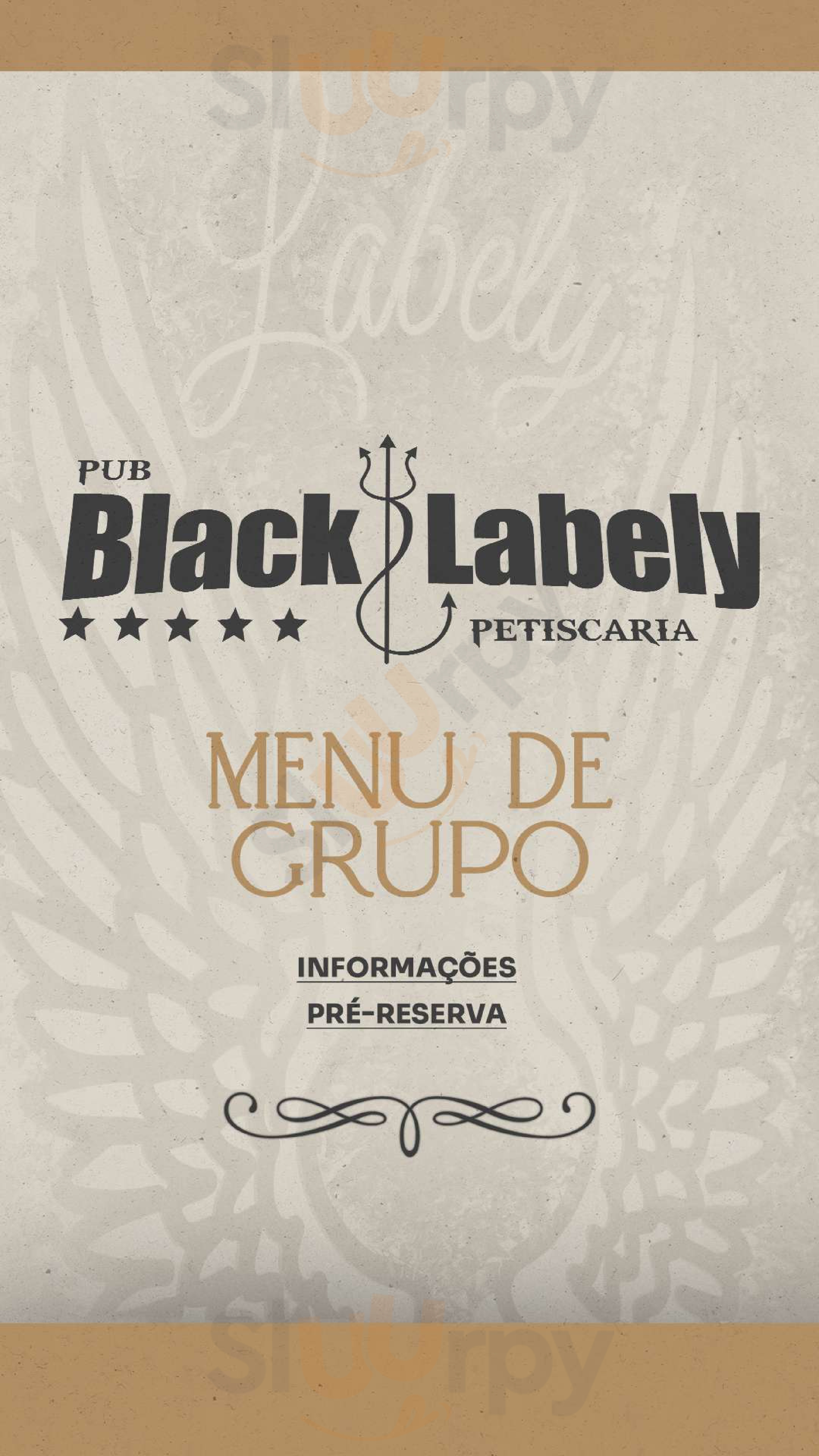 Black Labely Lisboa Menu - 1