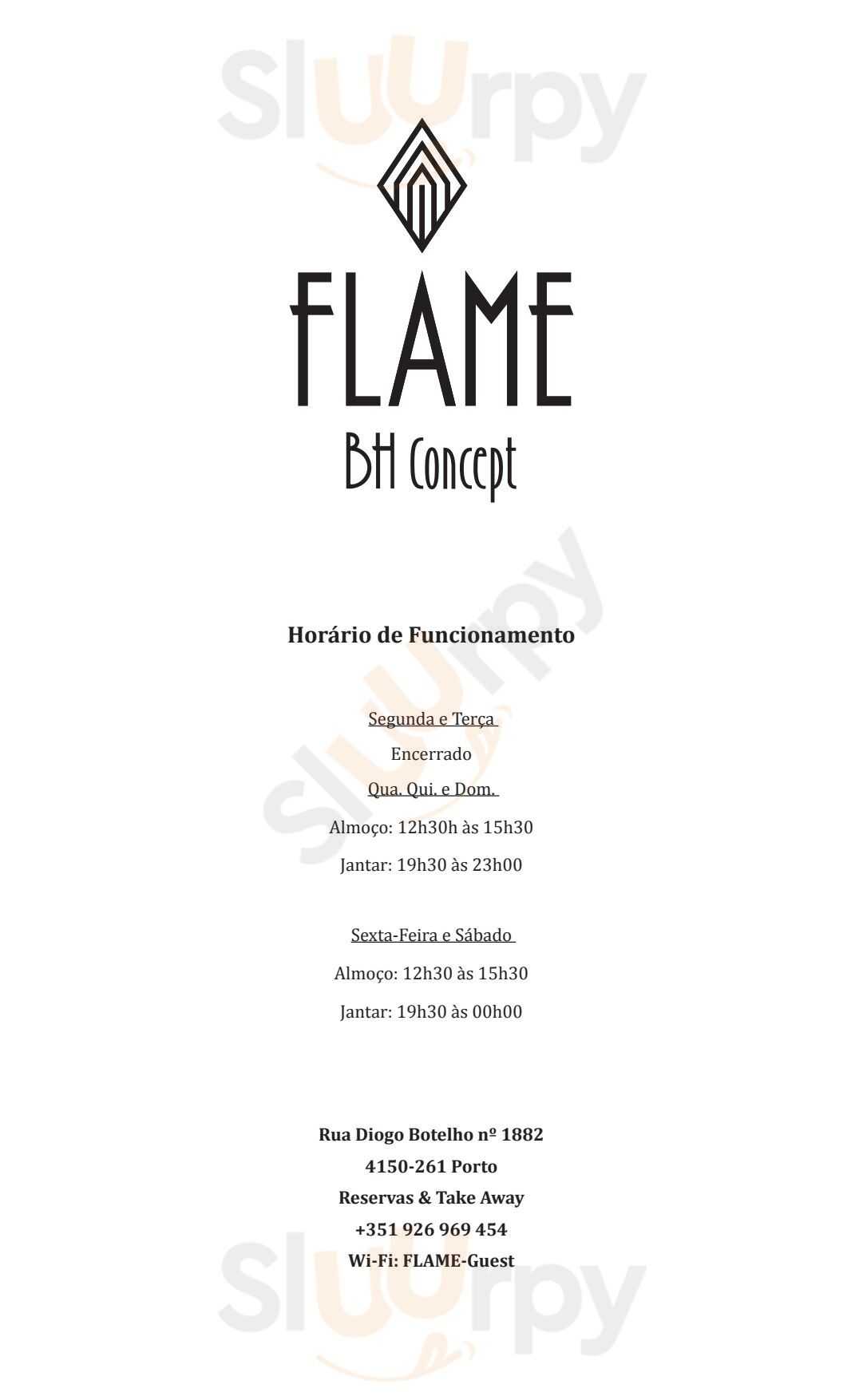 Flame Bh Concept Porto Menu - 1