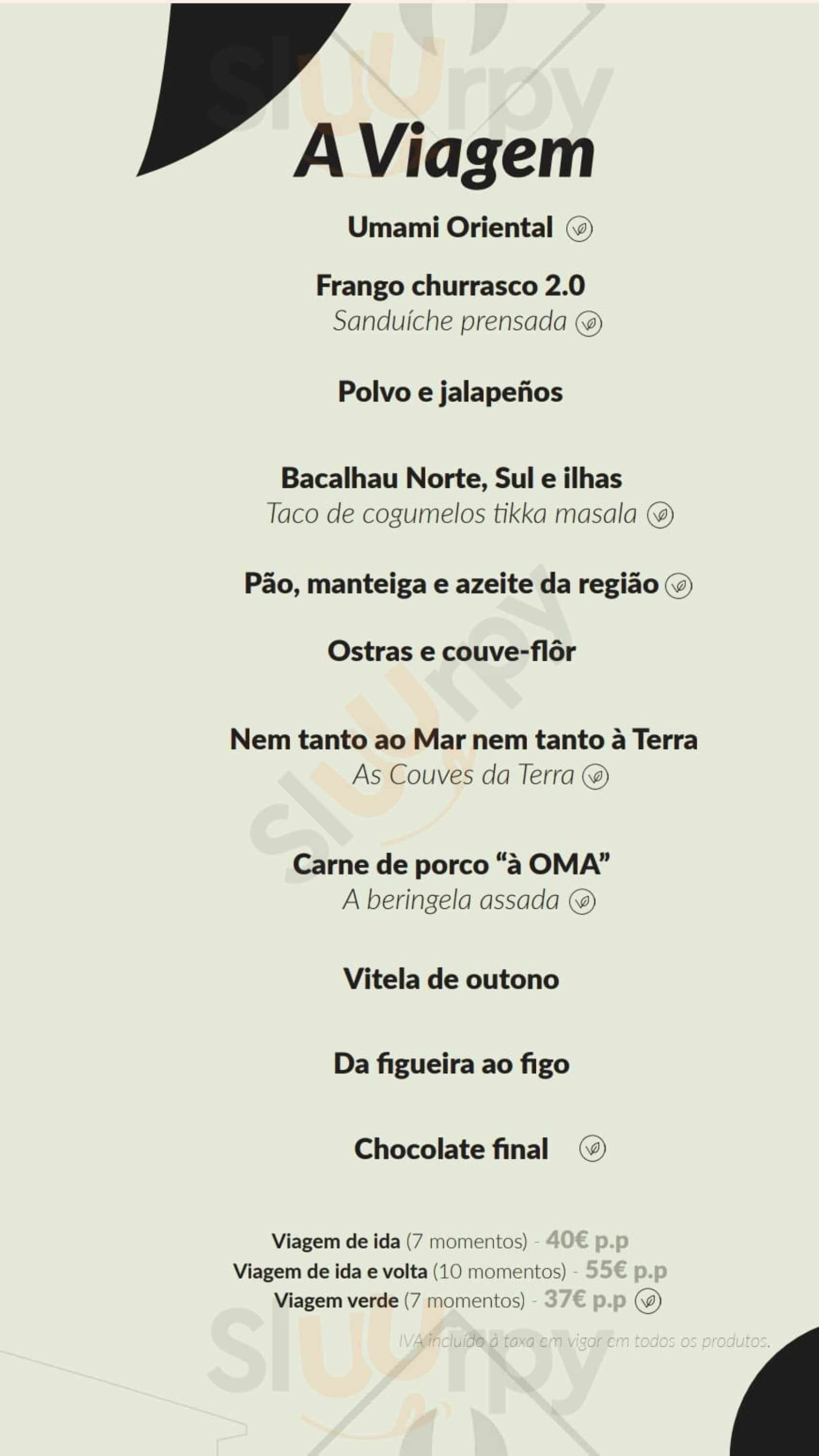Oma Restaurante Baião Menu - 1