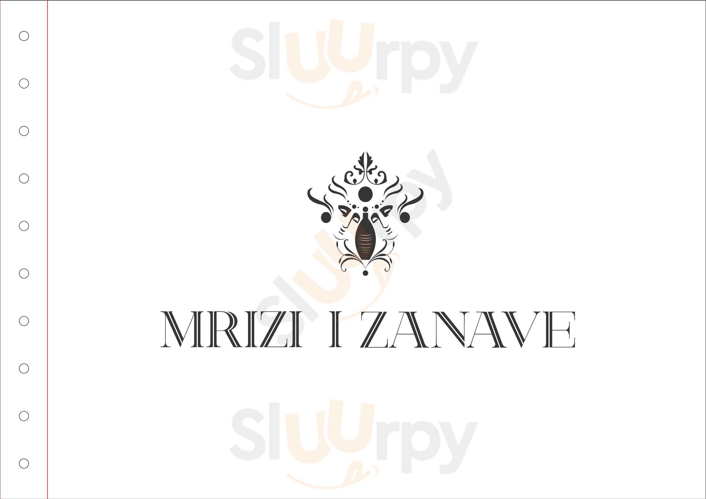 Mrizi I Zanave Tirana Menu - 1