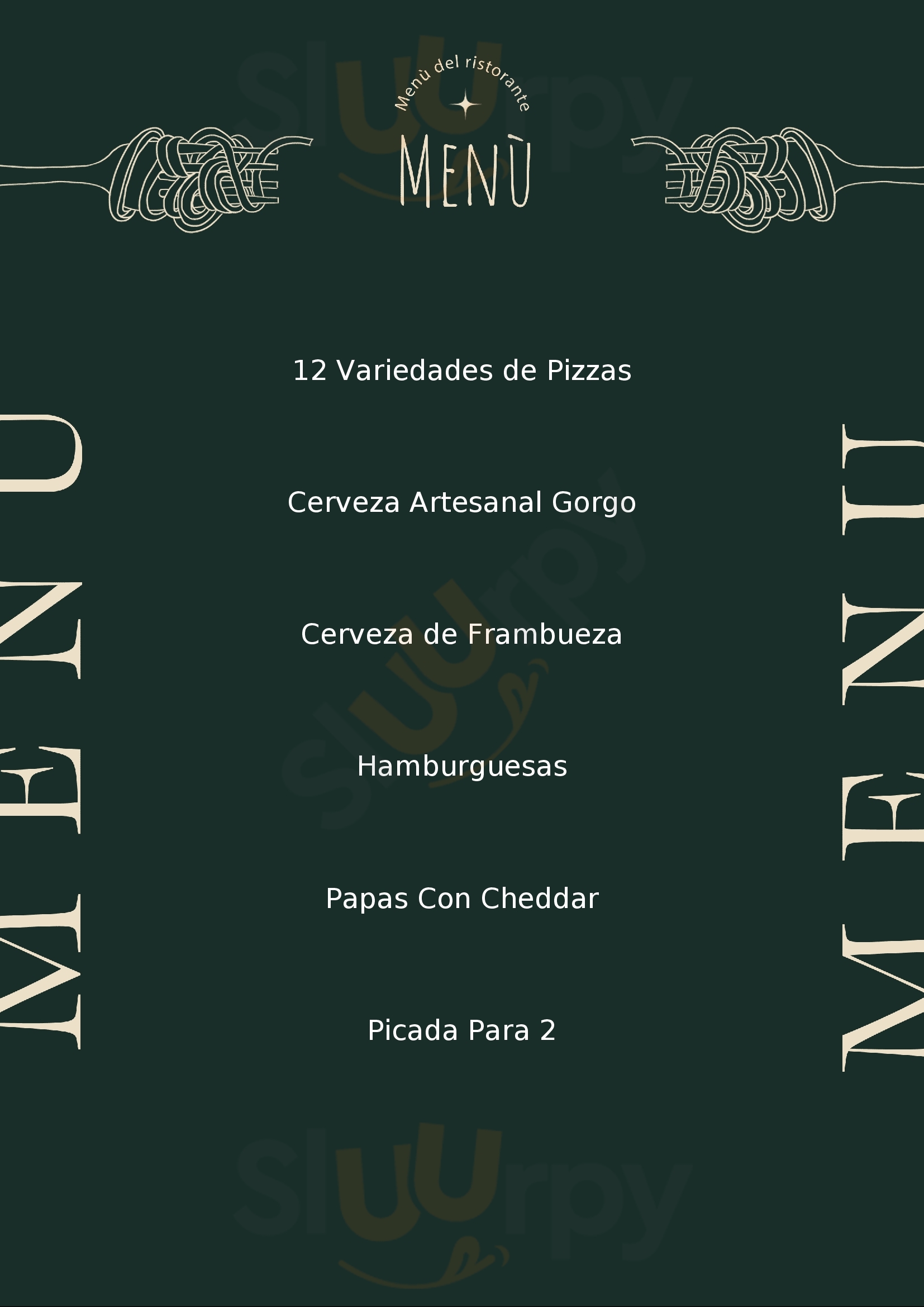 Cerveza Artesanal Gorgo Piedra del Águila Menu - 1