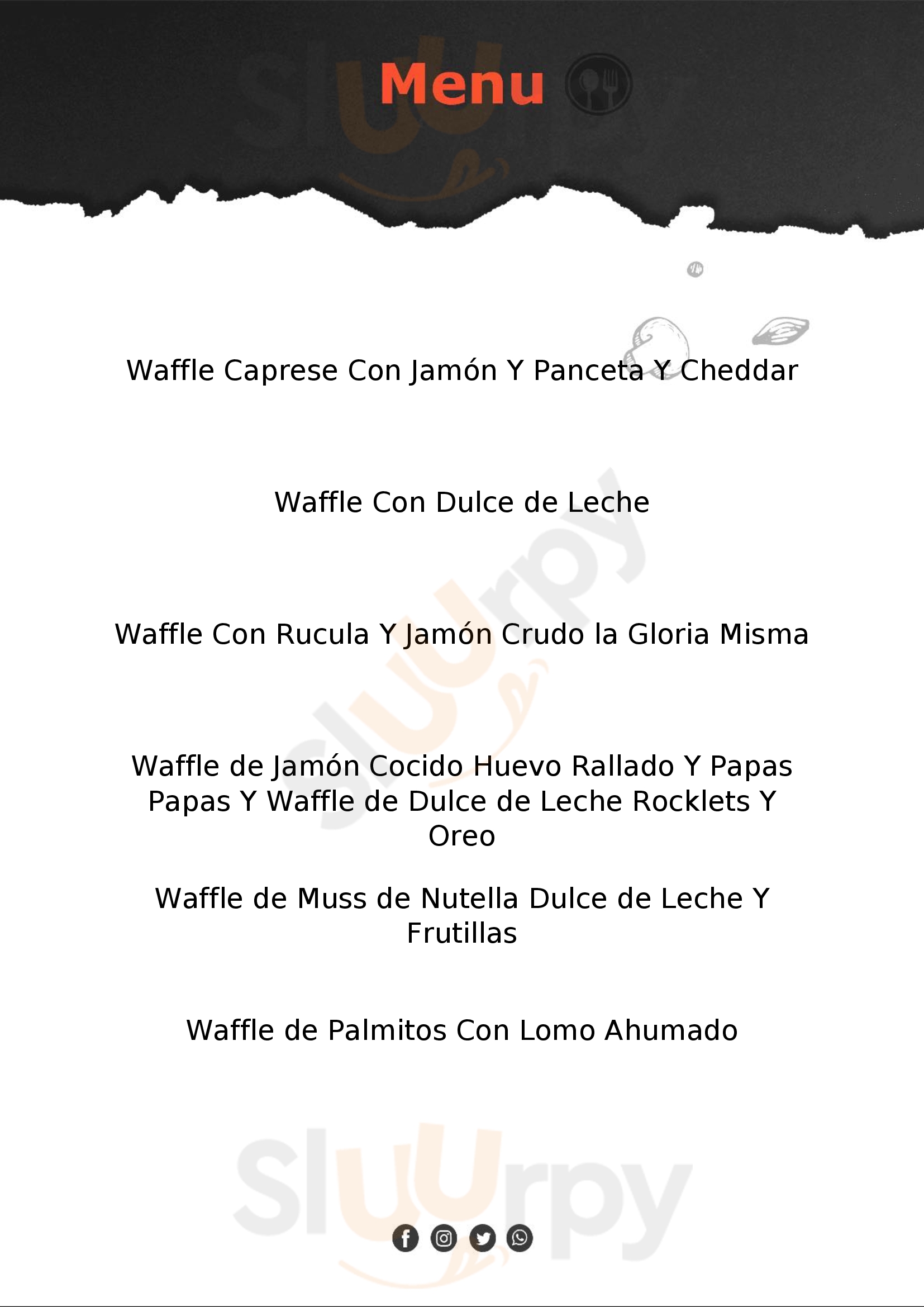 Waffles One Love Córdoba Menu - 1