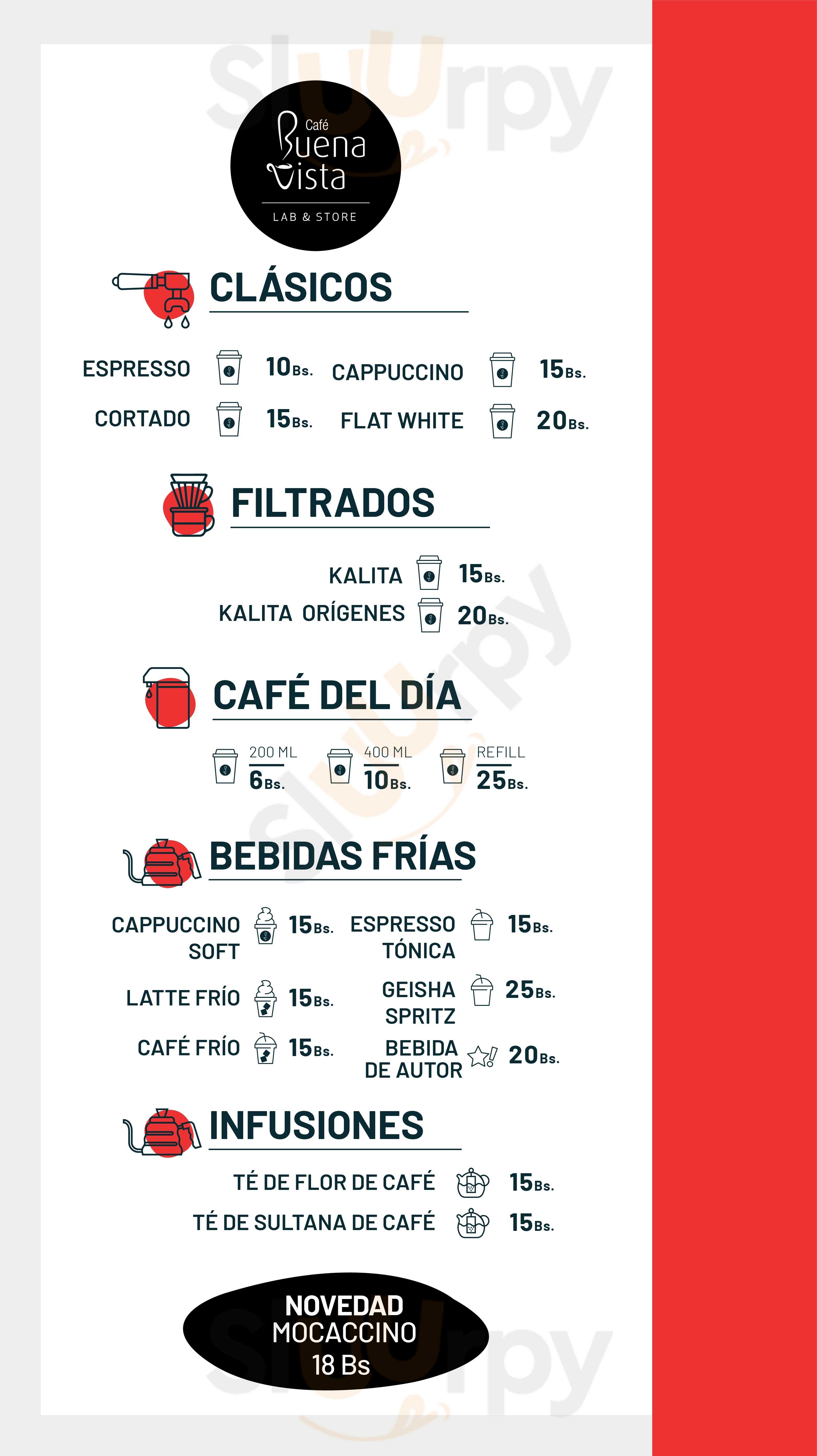 Café Buena Vista La Paz Menu - 1