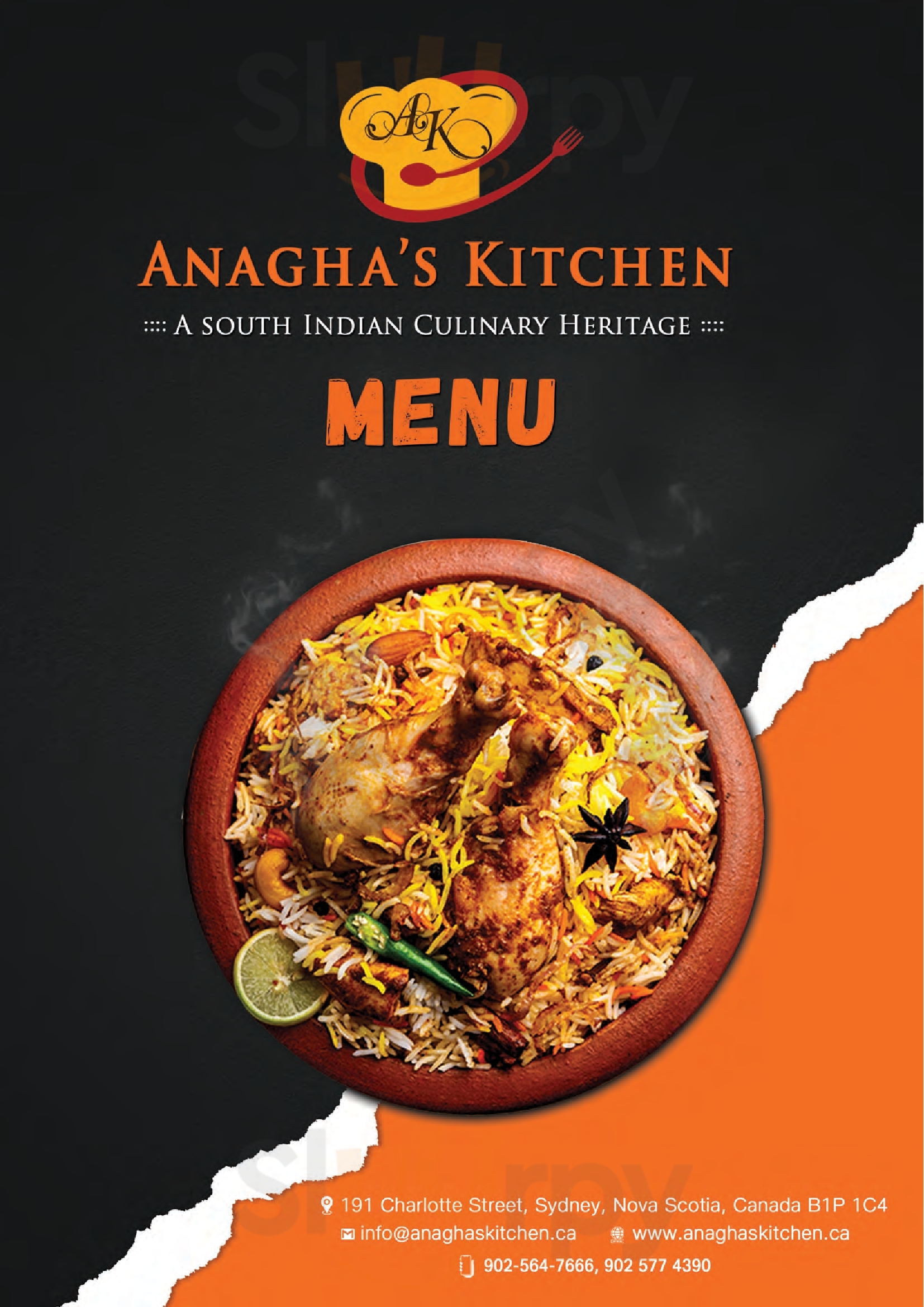 Anagha's Kitchen Sydney Menu - 1