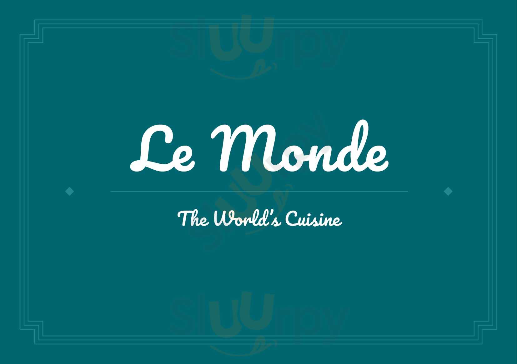 Le Monde - The World's Cuisine Dubendorf Menu - 1