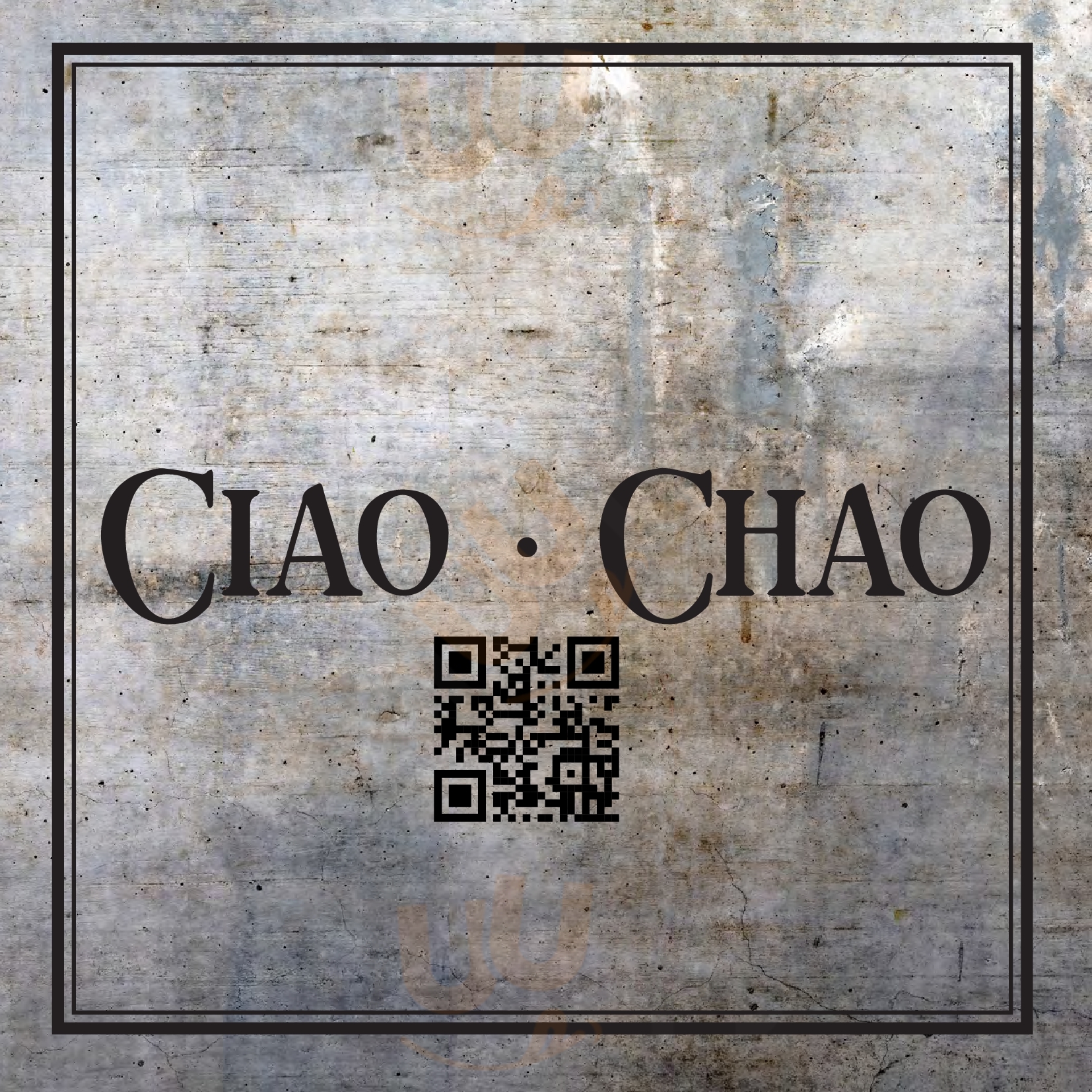 Ciao Chao Samedan Menu - 1