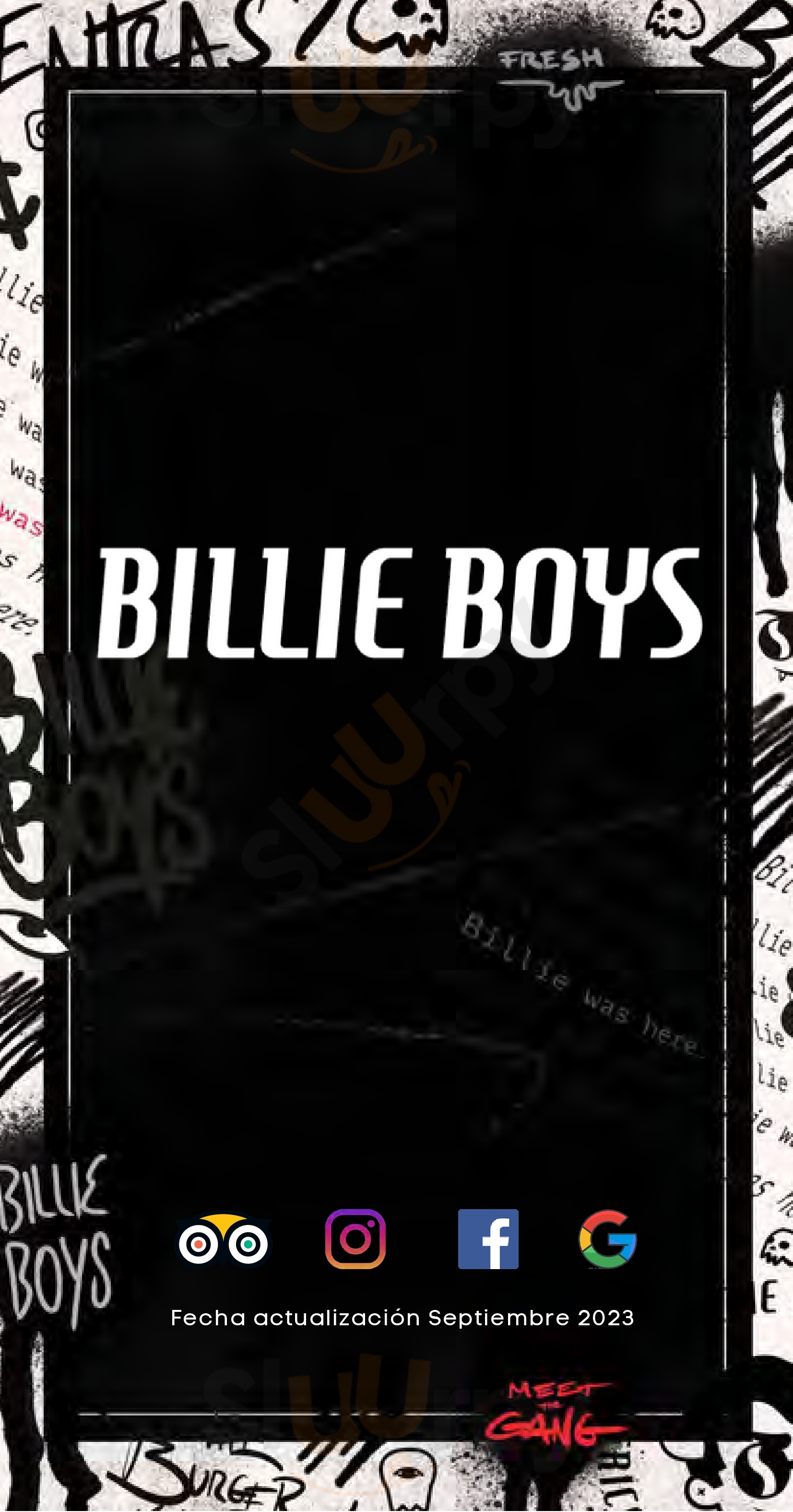 Billie Boys Providencia Menu - 1