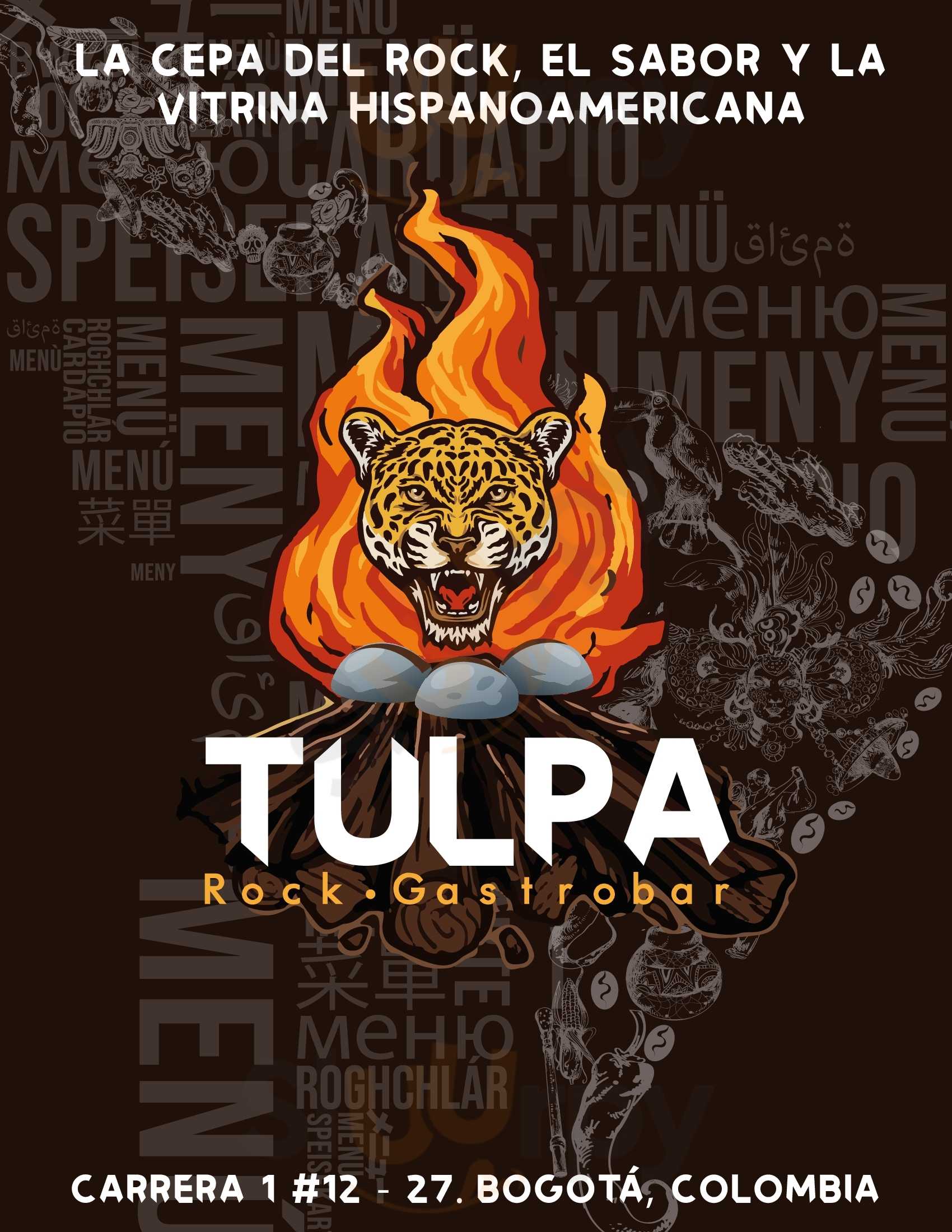 Tulpa Rock Gastrobar Bogotá Menu - 1