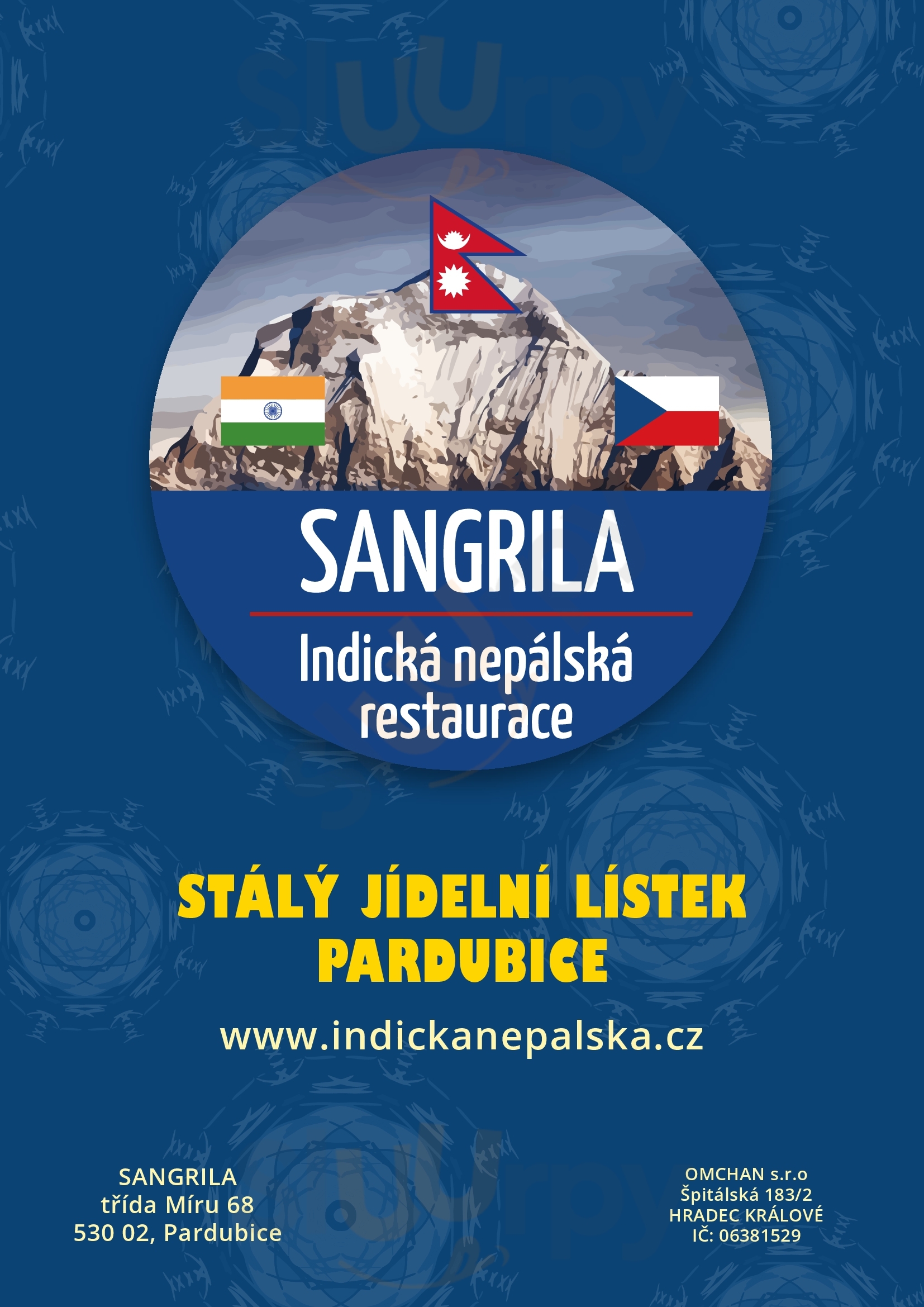 Sangrila - Indická Nepálská Restaurace Pardubice Menu - 1