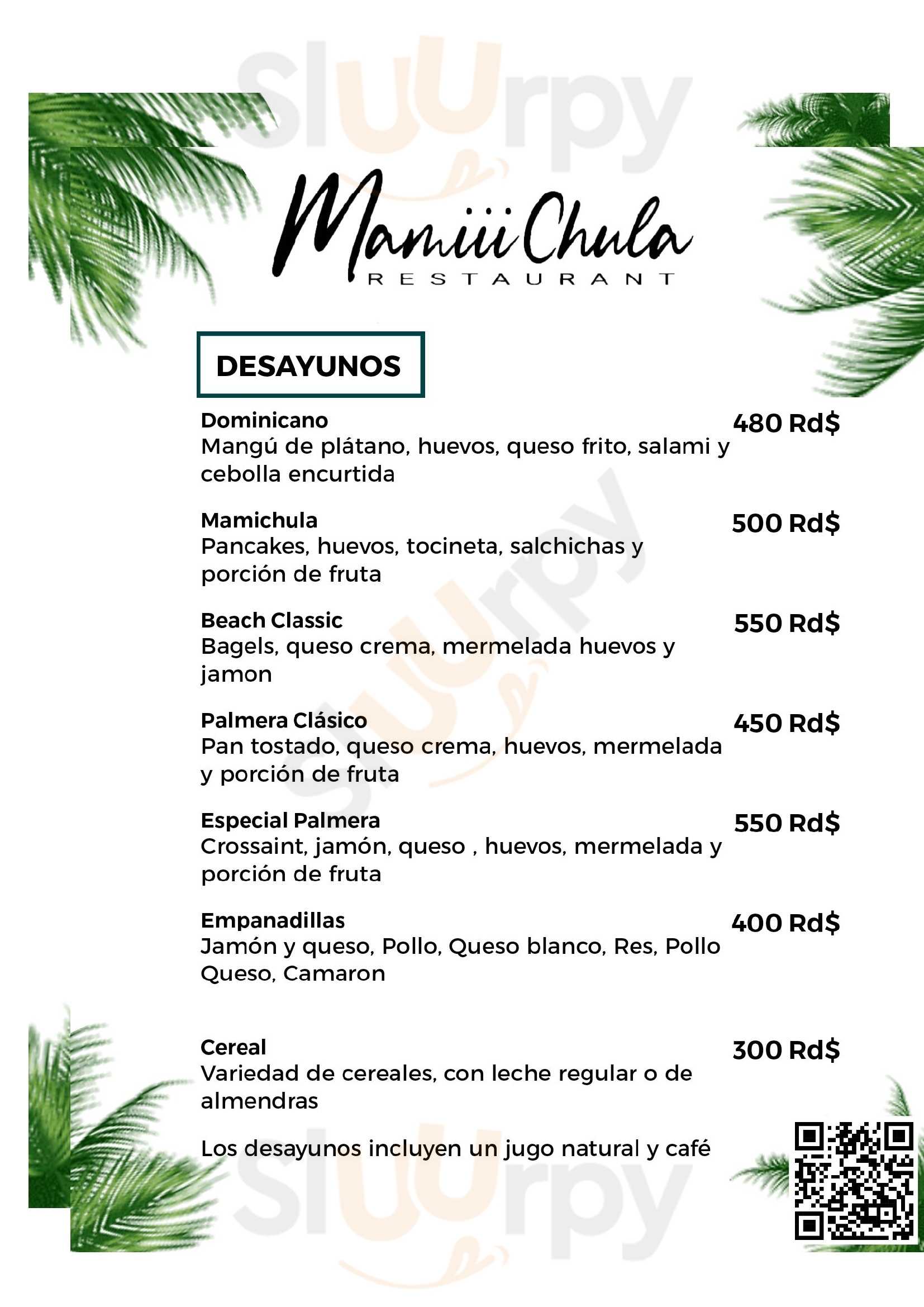 Mami Chula Cuisines República Dominicana Menu - 1