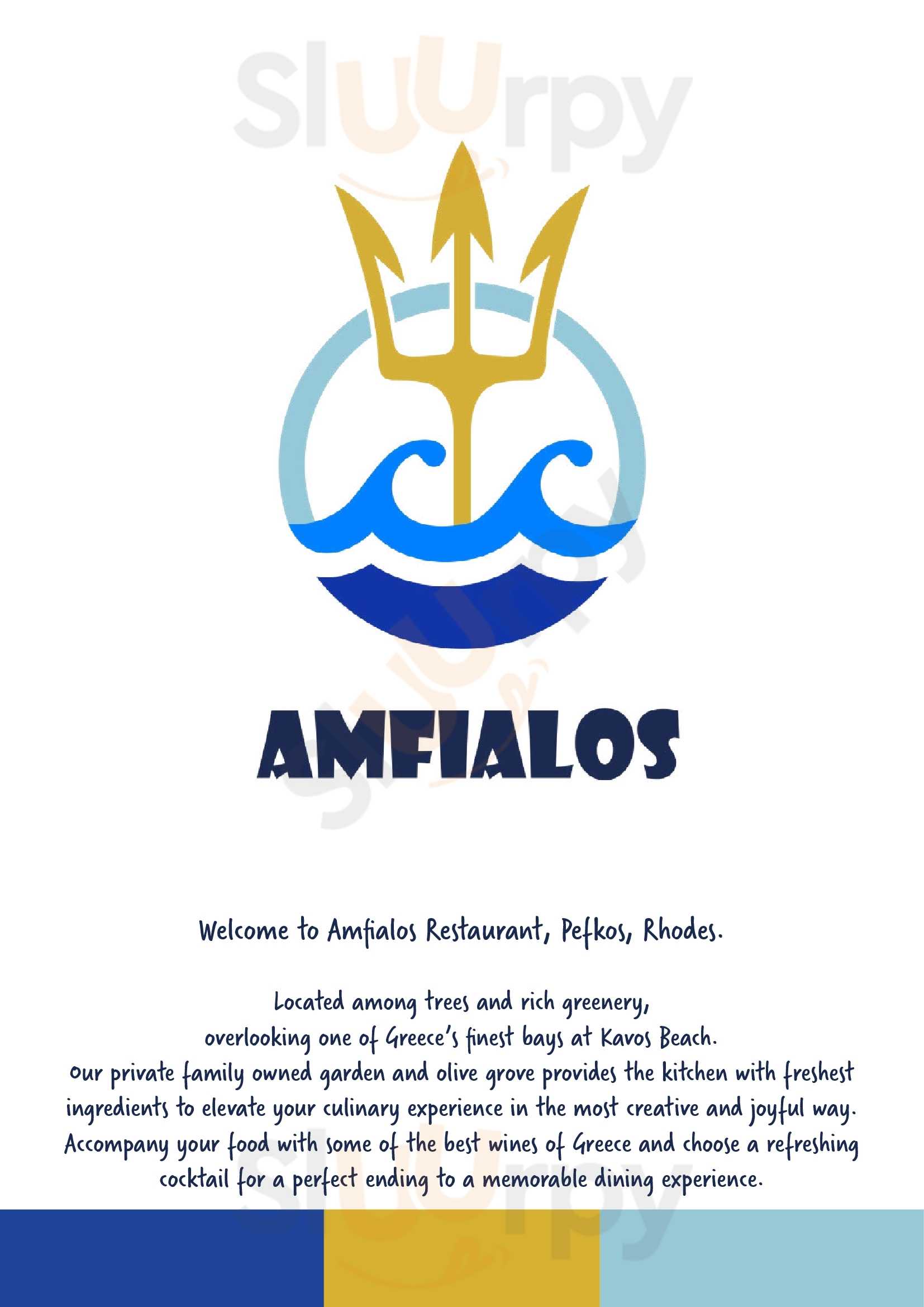 Amfialos Restaurant Πεύκος Menu - 1