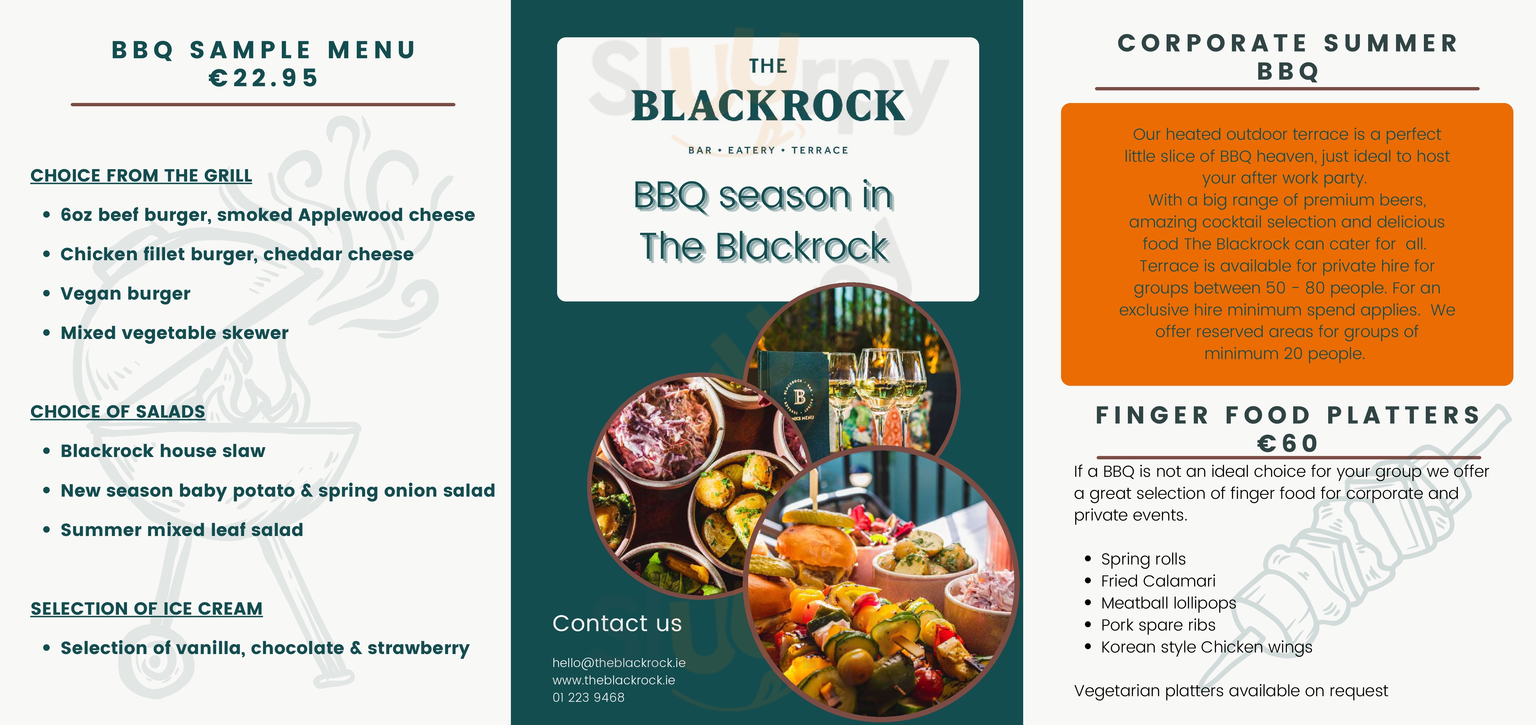 The Blackrock Blackrock Menu - 1