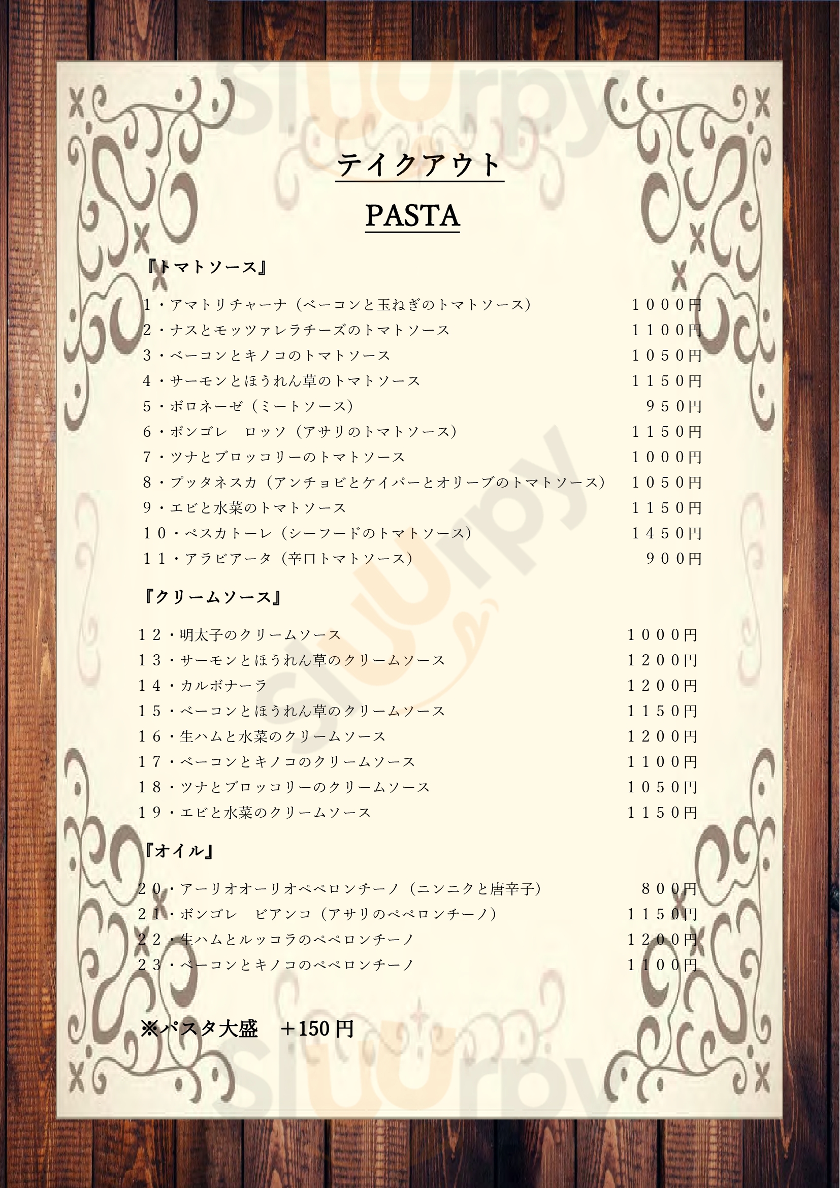 Trattoria Il Sole 福岡市 Menu - 1