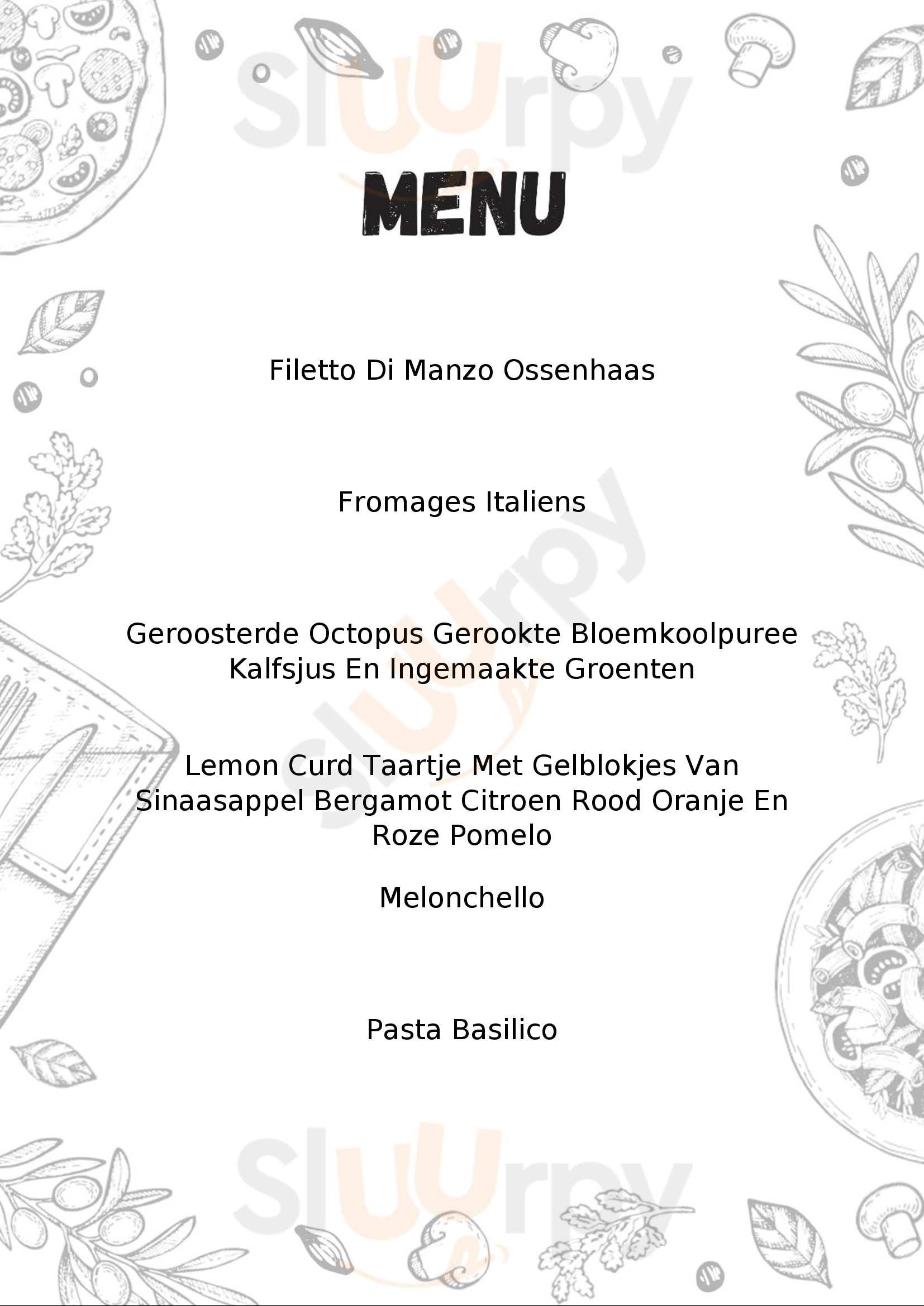 Restaurant Nero Den Haag Menu - 1