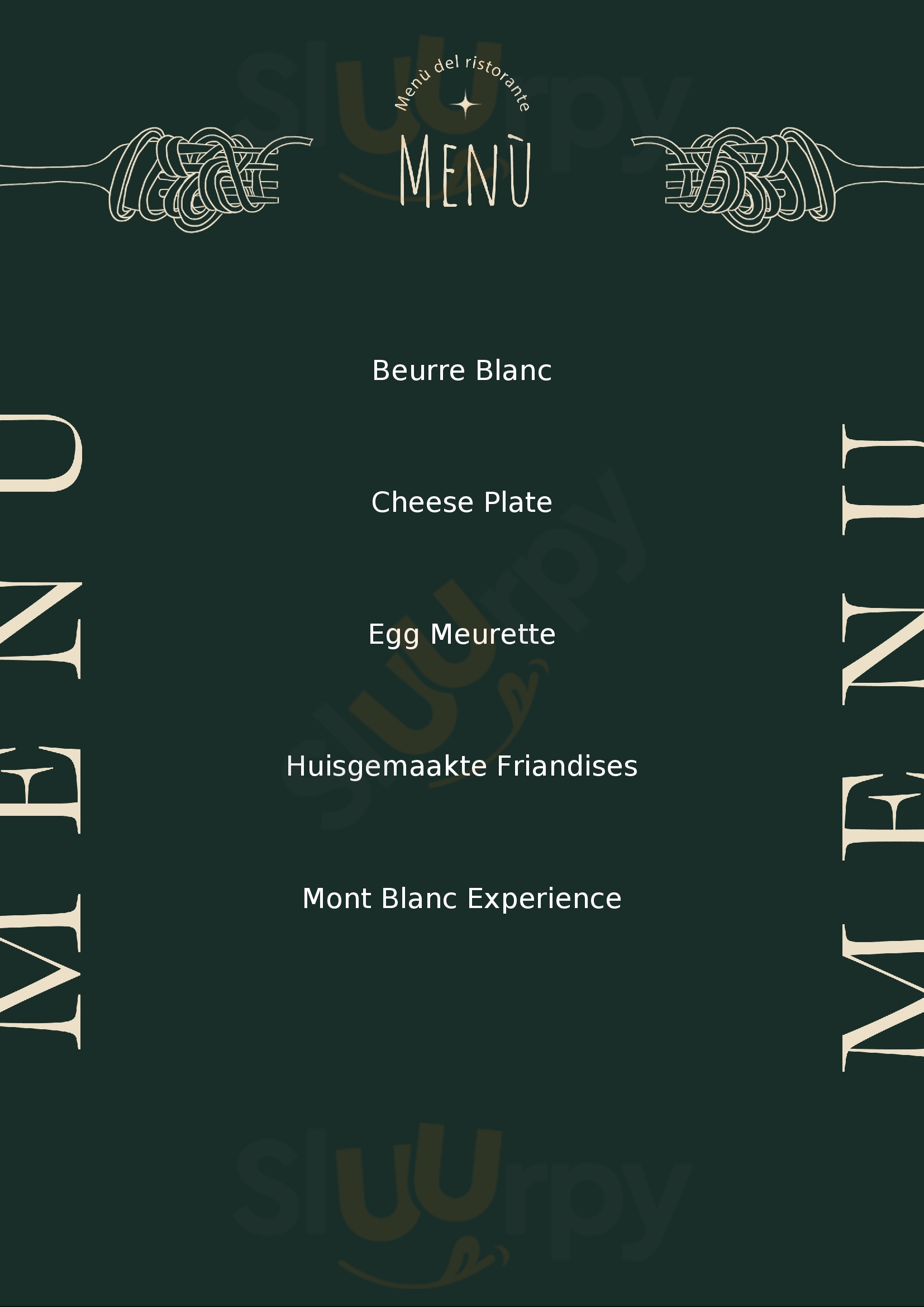 Restaurant Mont Blanc Amsterdam Menu - 1