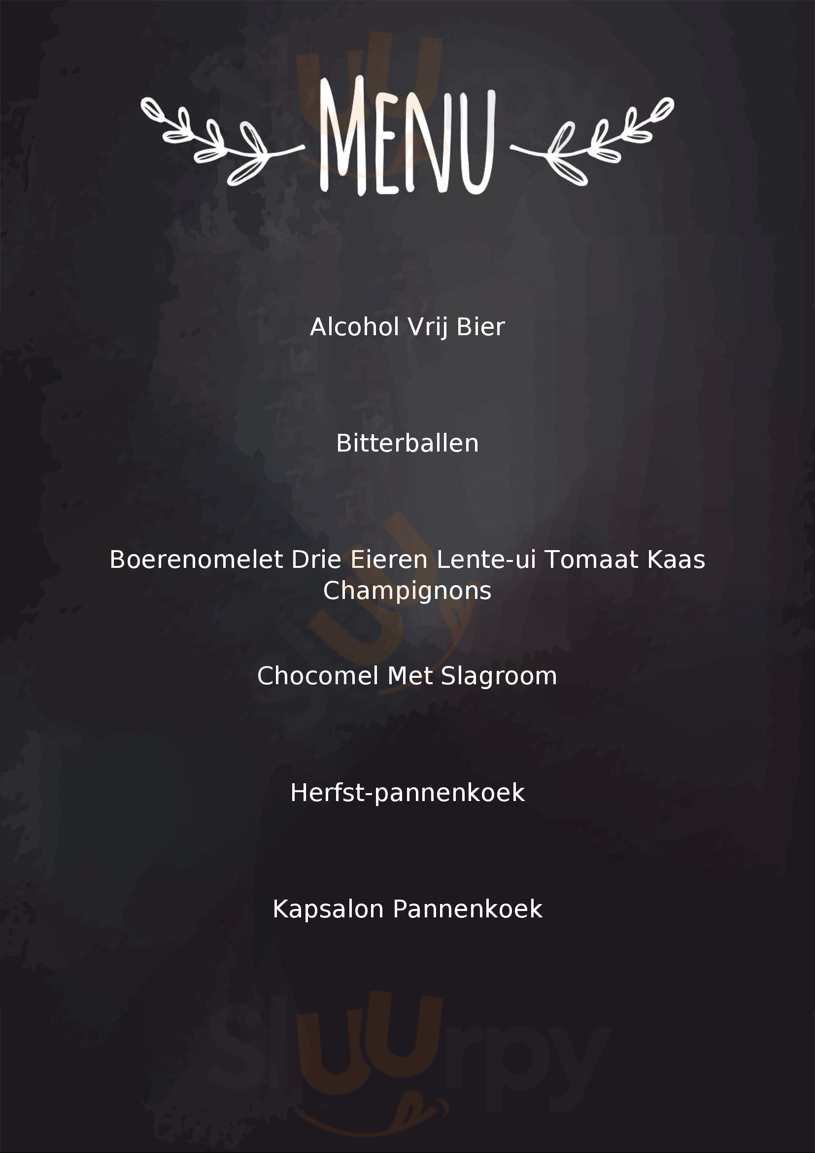Restaurant Hendrik Vreeland Menu - 1