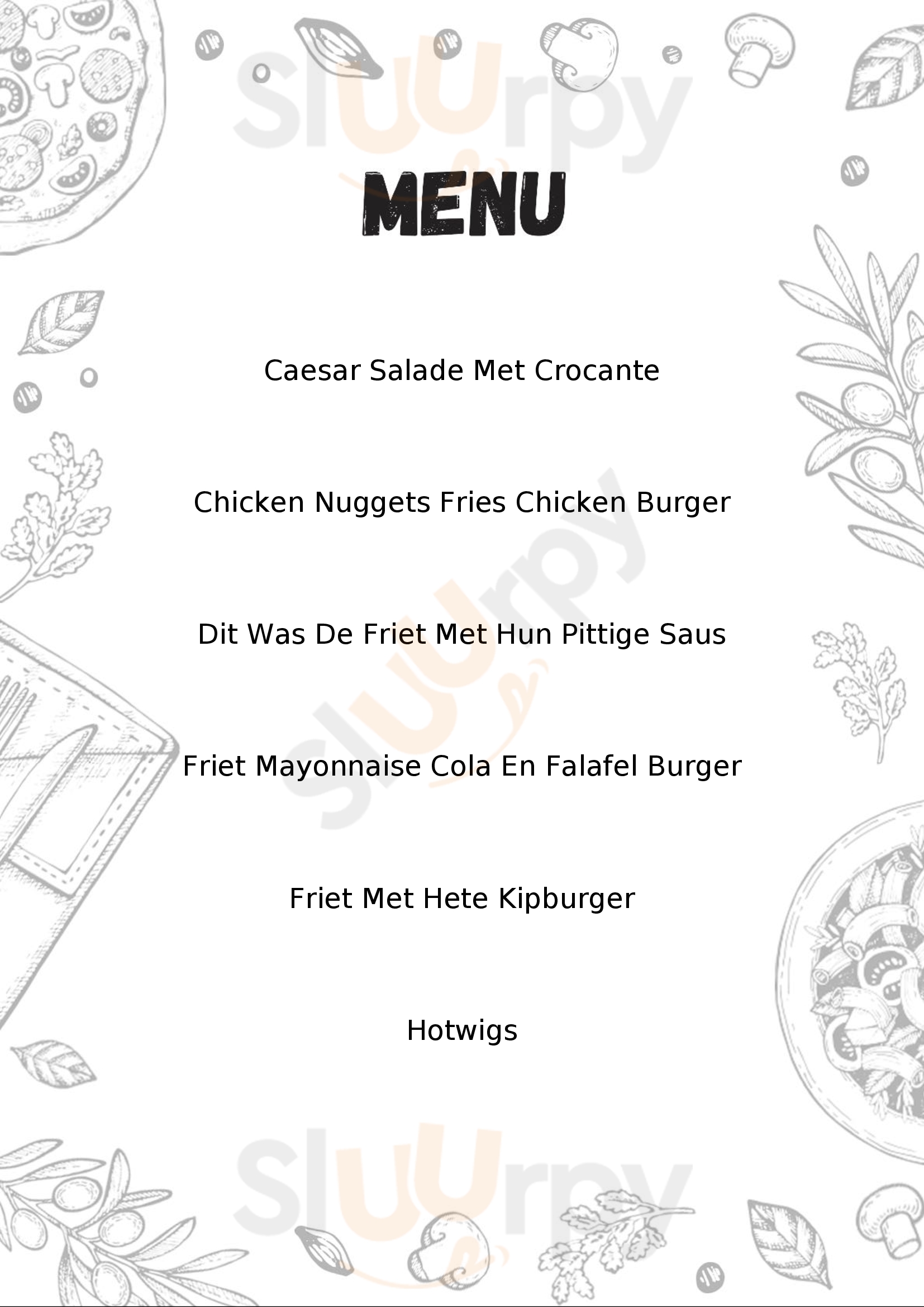 Wawburger Eindhoven Menu - 1