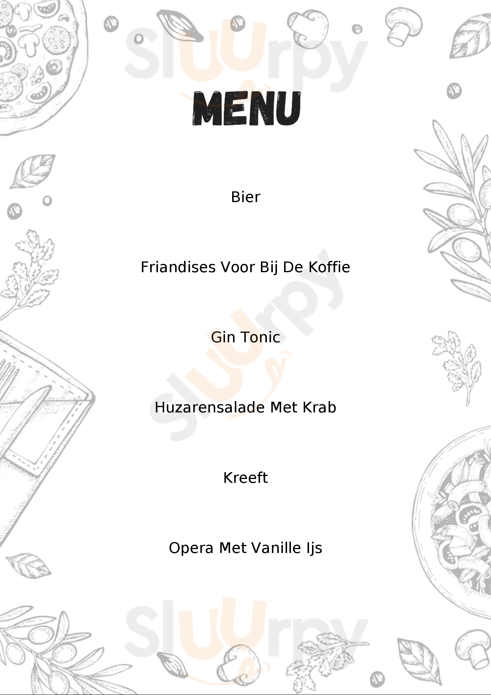 The Saint Food & Wine Hoorn Menu - 1