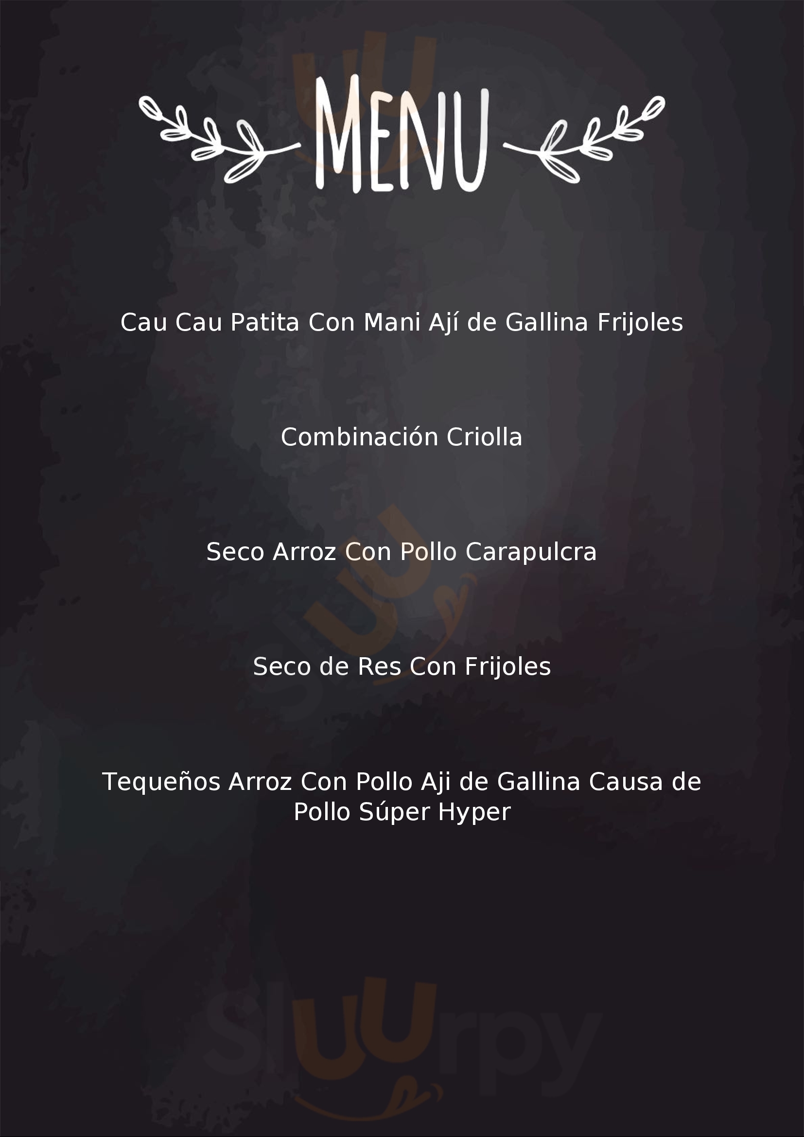 Mesa Central Restaurante Lima Menu - 1