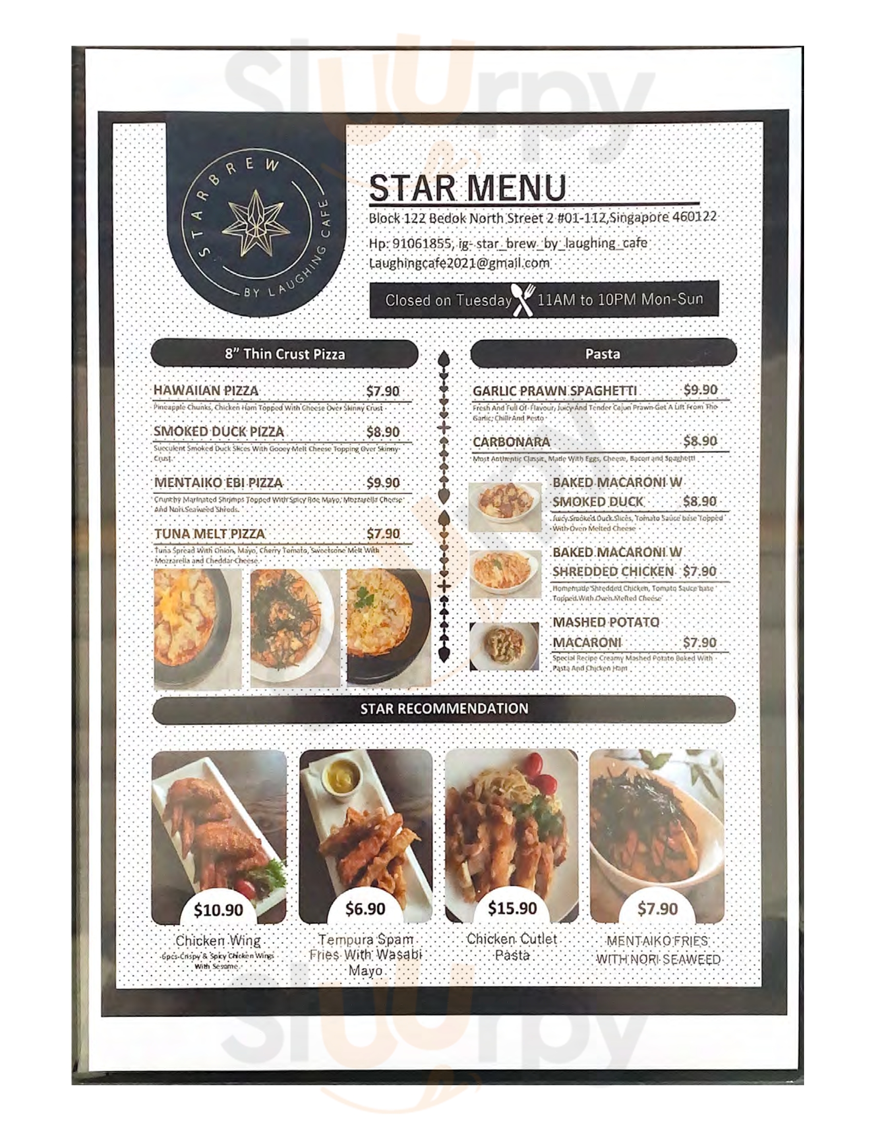 Star Brew By Laughing Cafe Singapore Menu - 1