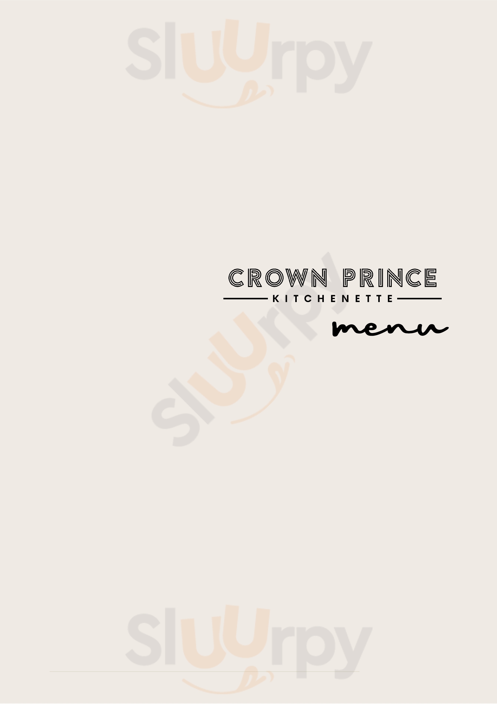 Crown Prince Wine & Dine Singapore Menu - 1
