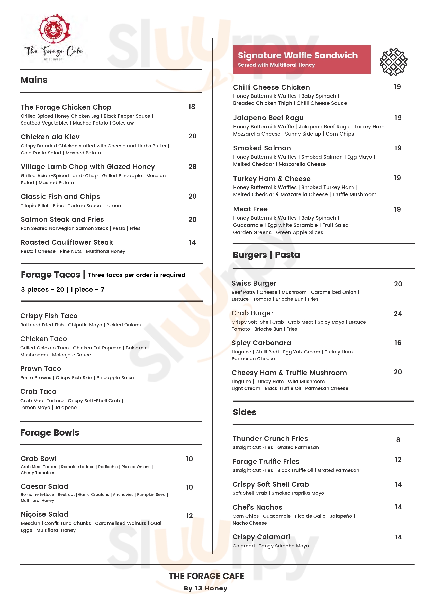 Aspa Singapore Menu - 1