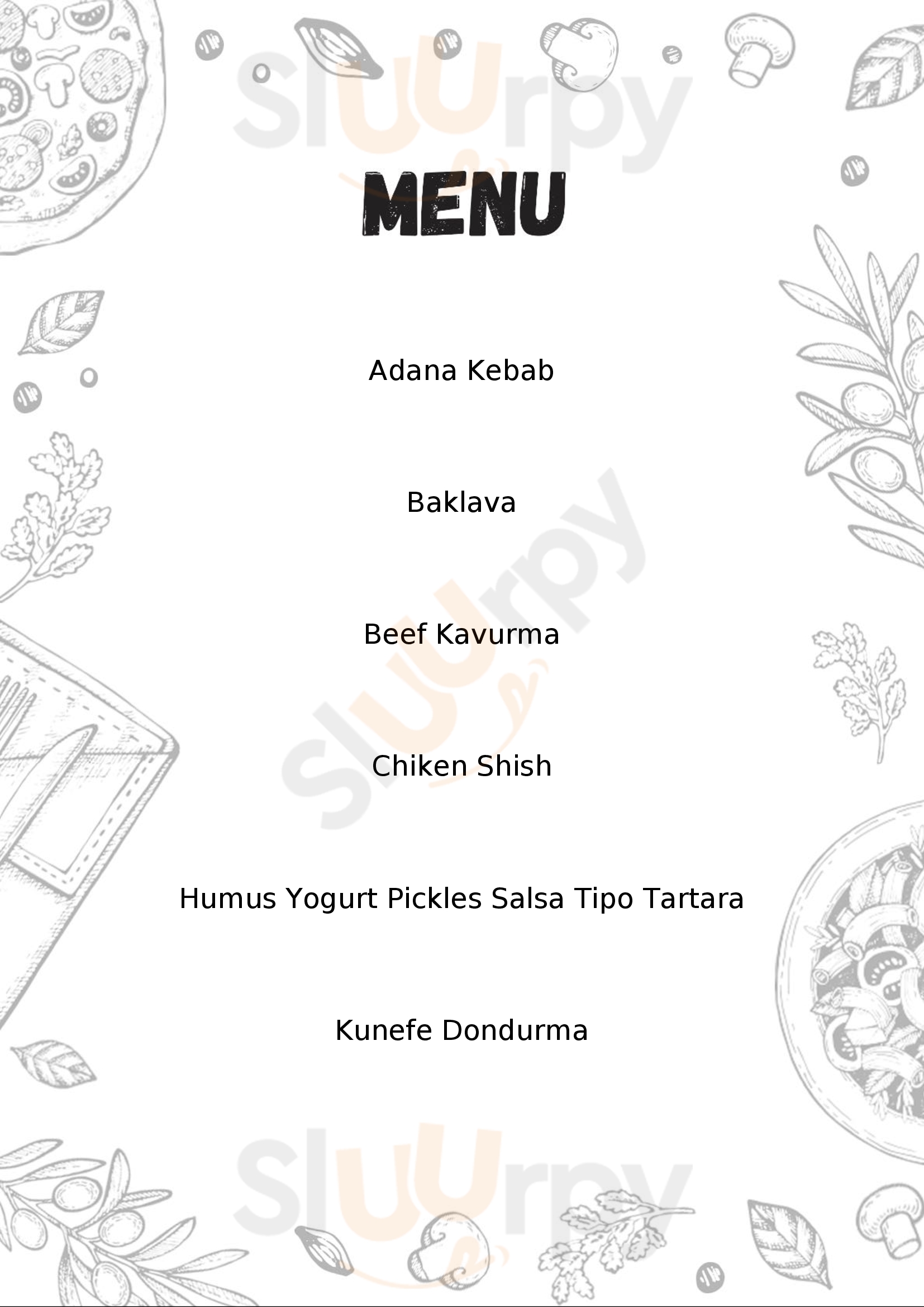Chef Kebap Restourant Nevşehir Menu - 1