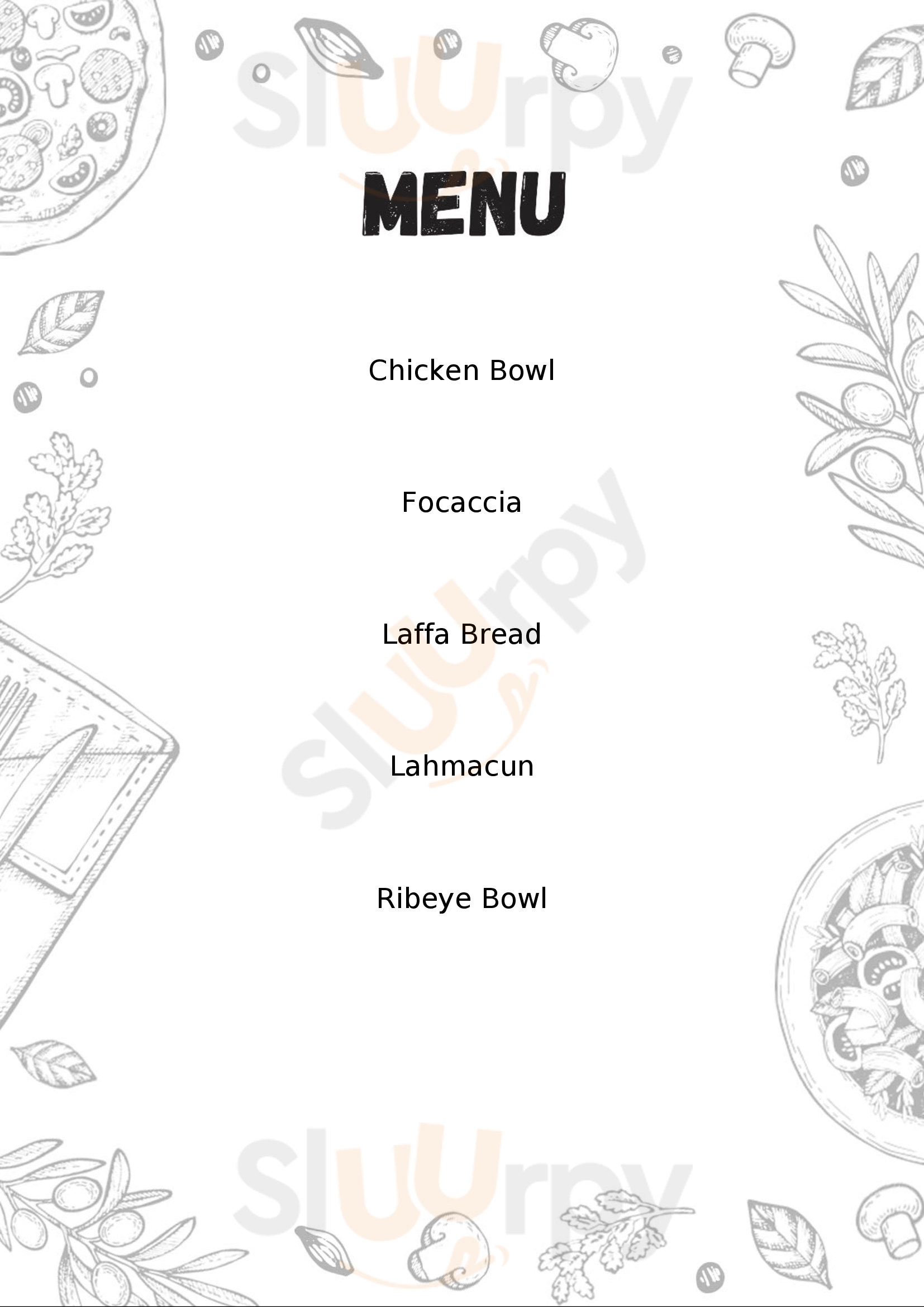 Menu Fuudies - Mensch